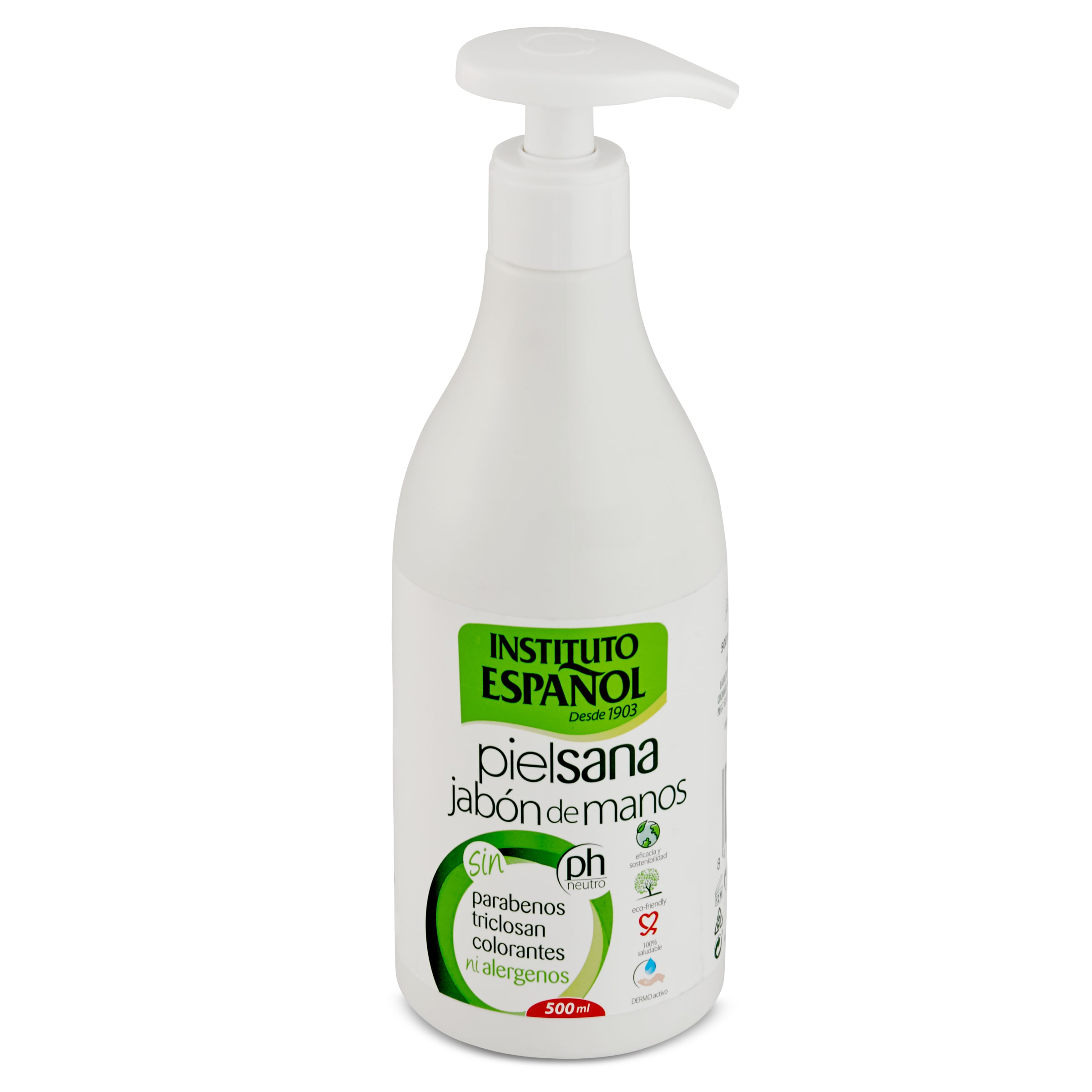 INSTITUTO ESPAÑOL jabón líquido de manos piel sana dosificador 500 ml