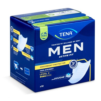 Compresas de incontinencia level 2 Tena Men Discreet caja 10 unidades-0 Compresas de incontinencia level 2 Tena Men Discreet caja 10 unidades-0