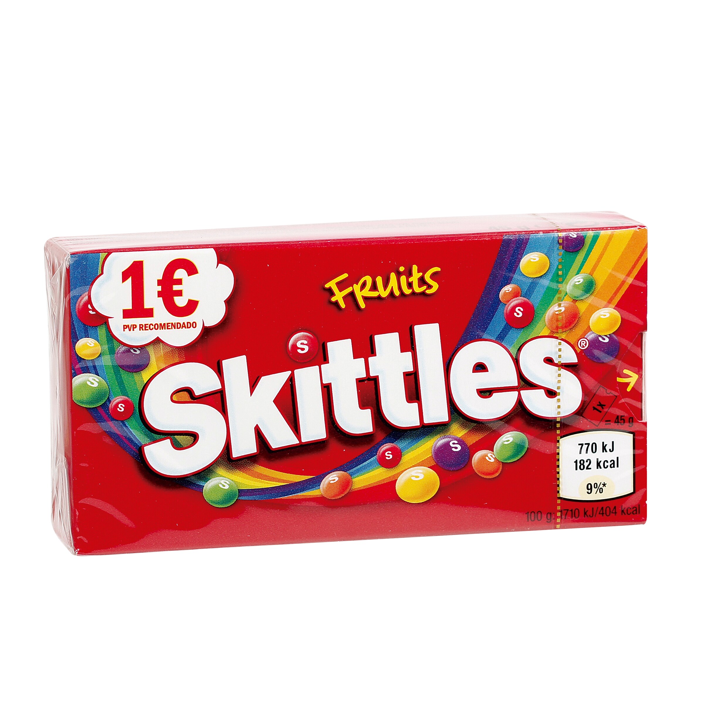 SKITTLES caramelos sabor fruta bolsa 45 gr