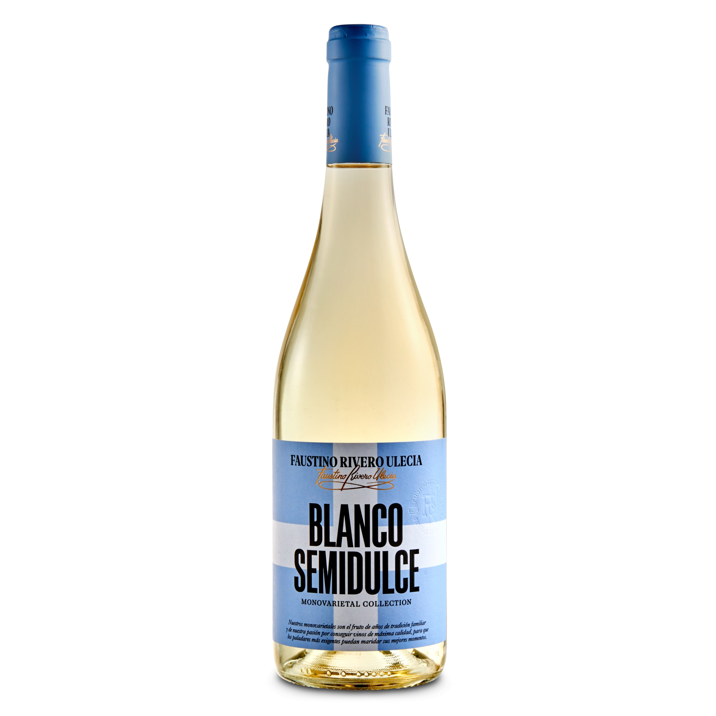 FAUSTINO RIVERO vino blanco semidulce Do Castilla botella 75 cl