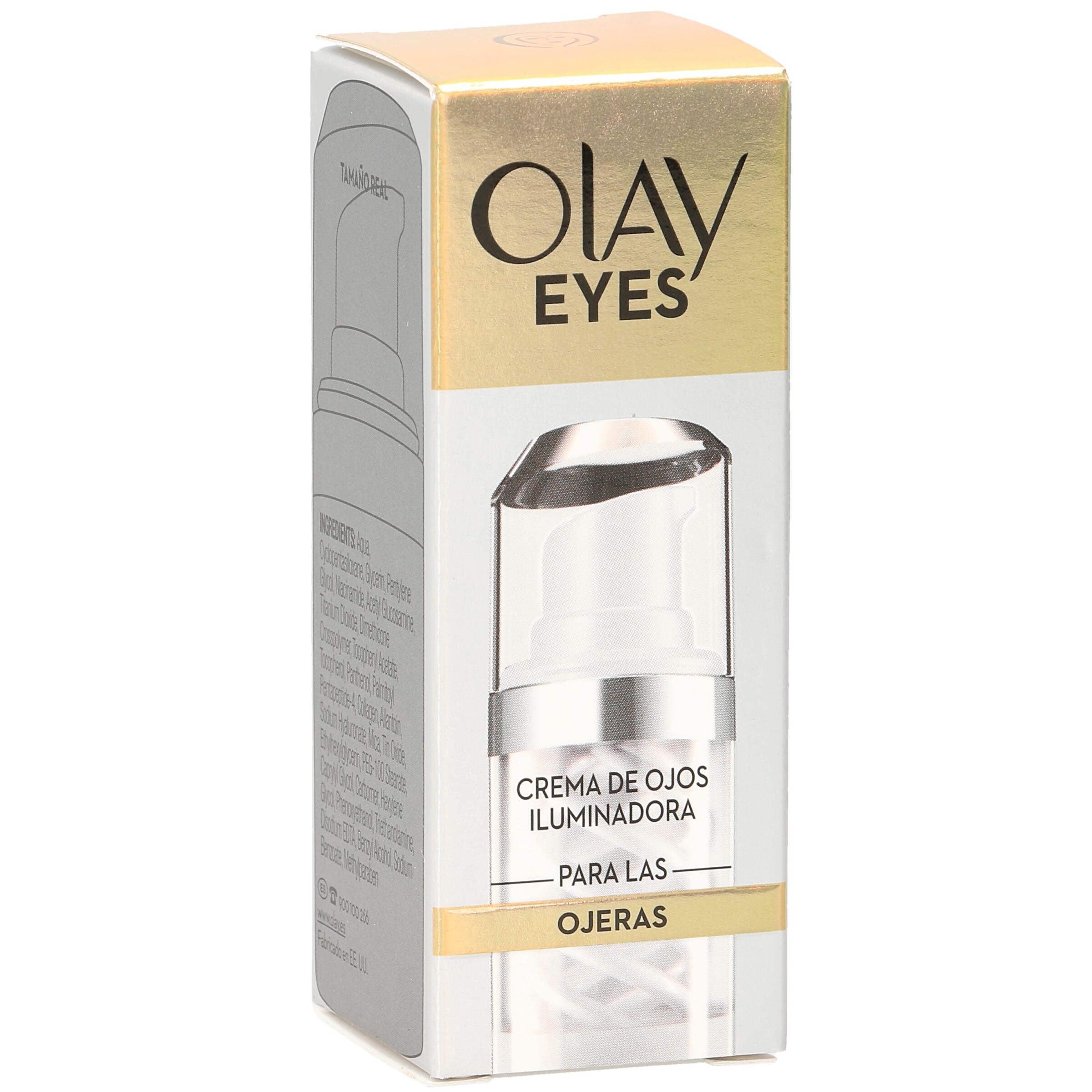 OLAY Eyes crema de ojos iluminadora antiojeras dosificador 15 ml