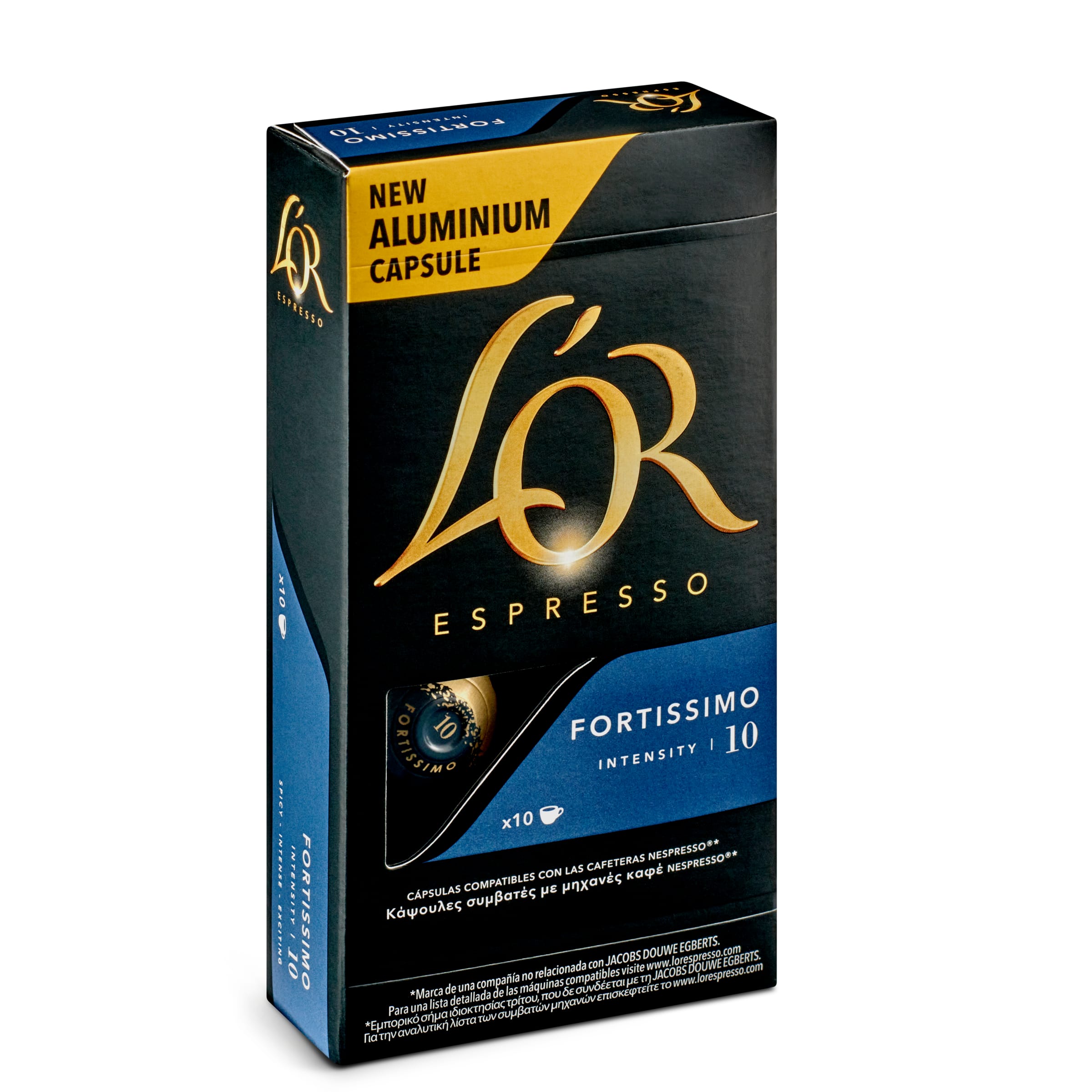 L'OR café fortissimo caja 10 cápsulas