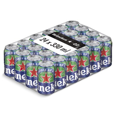 Cerveza 0,0% alcohol Heineken pack 24 x 33 cl-0 Cerveza 0,0% alcohol Heineken pack 24 x 33 cl-0