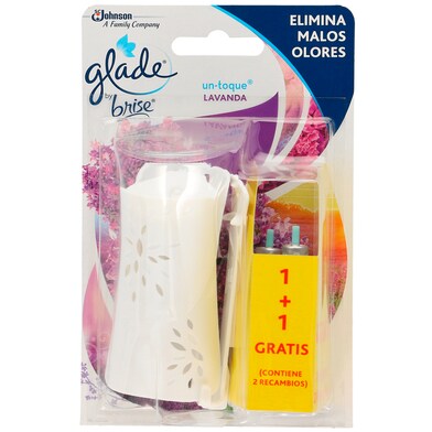 Ambientador eléctrico toque +r aparato Glade caja 1 unidad-0 Ambientador eléctrico toque +r aparato Glade caja 1 unidad-0