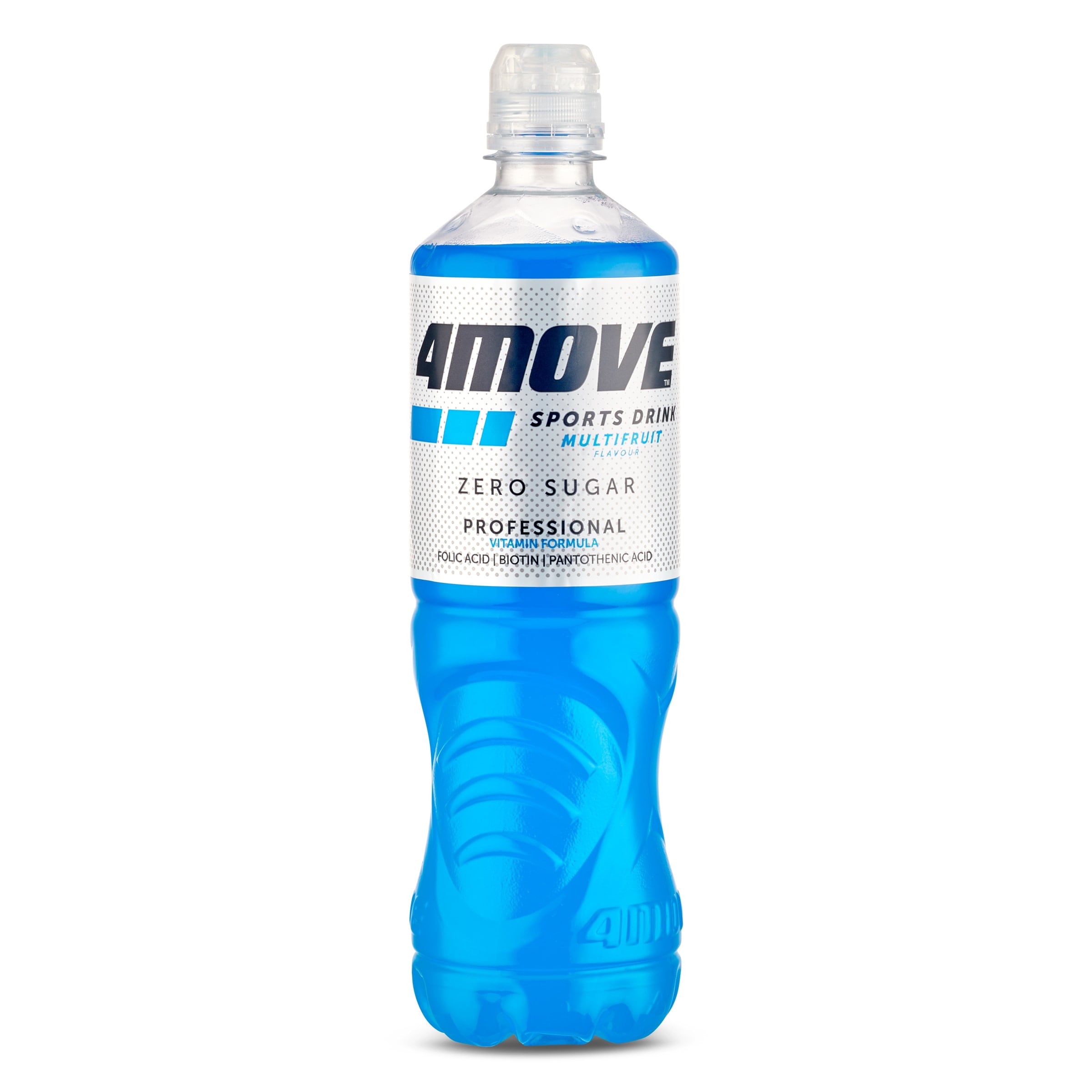 4MOVE bebida isotónica multifrutas zero botella 750 ml