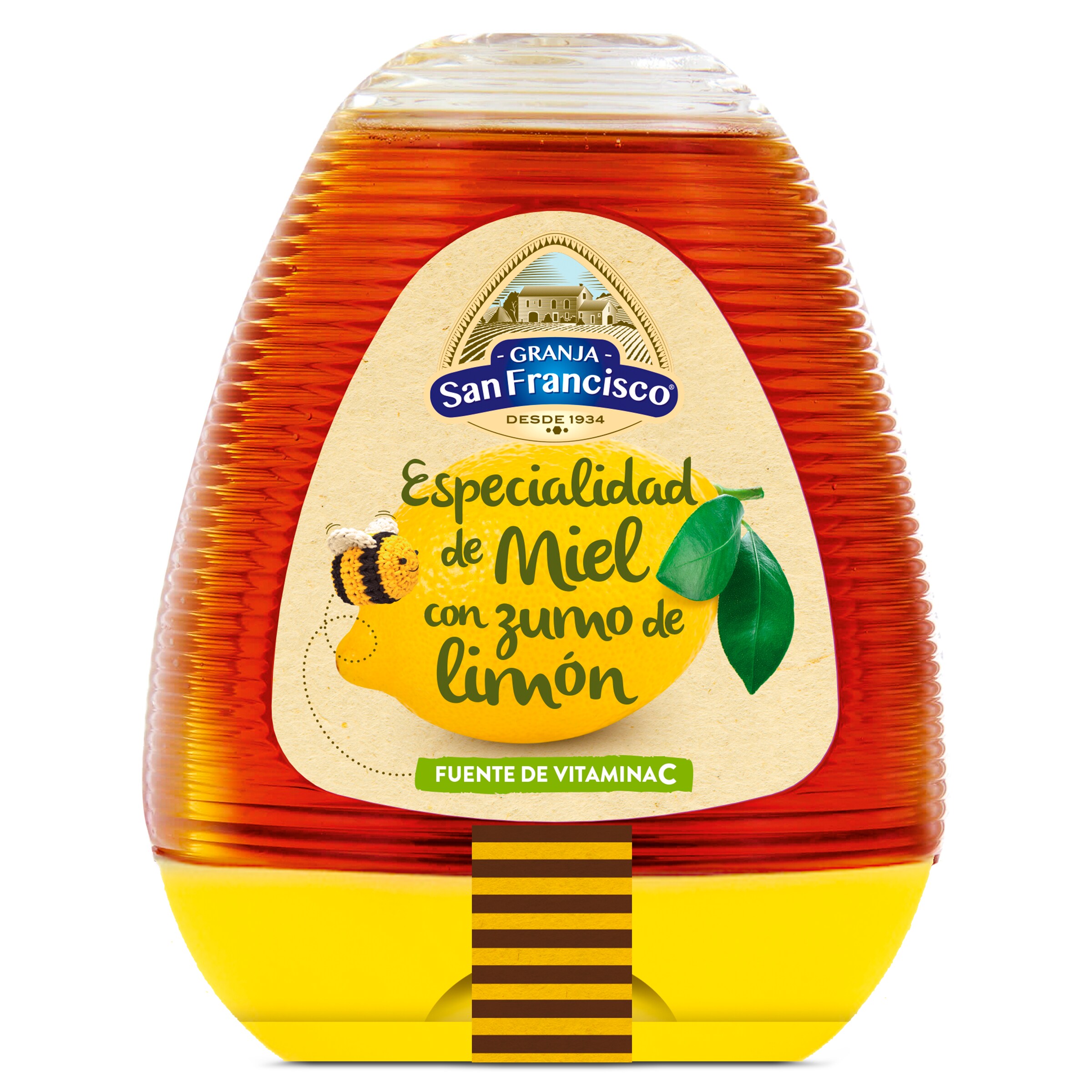 GRANJA SAN FRANCISCO miel con zumo de limón envase 350 gr
