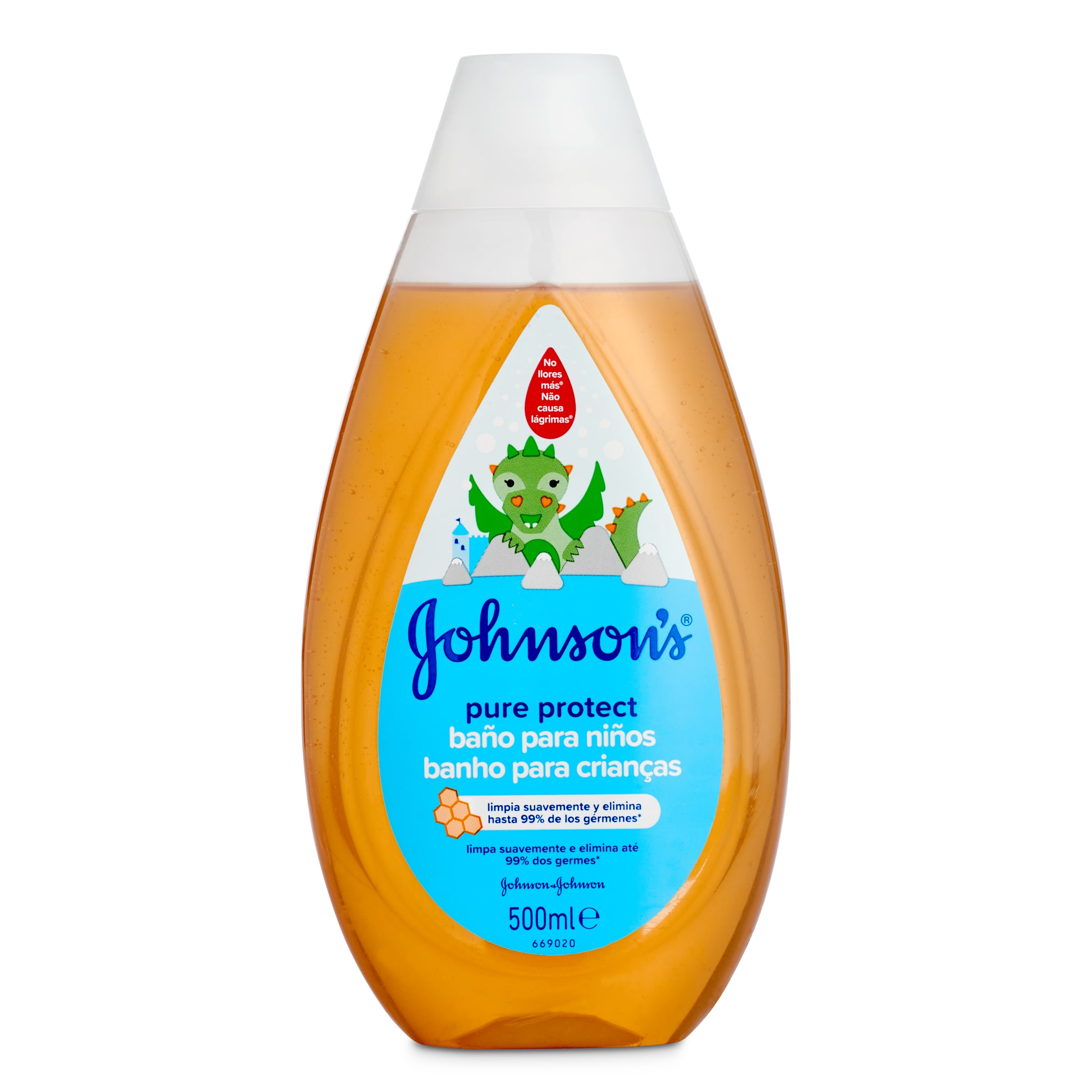 JOHNSON´S Baby gel de baño pure protect bote 500 ml
