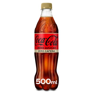 Refresco de cola zero azúcar zero cafeína Coca-Cola botella 50 cl-0 Refresco de cola zero azúcar zero cafeína Coca-Cola botella 50 cl-0