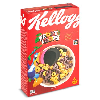 Cereales de desayuno Kellogg's Froot Loops caja 375 g-0 Cereales de desayuno Kellogg's Froot Loops caja 375 g-0