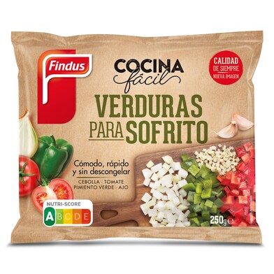 Verduras para sofrito Findus bolsa 250 g-0 Verduras para sofrito Findus bolsa 250 g-0