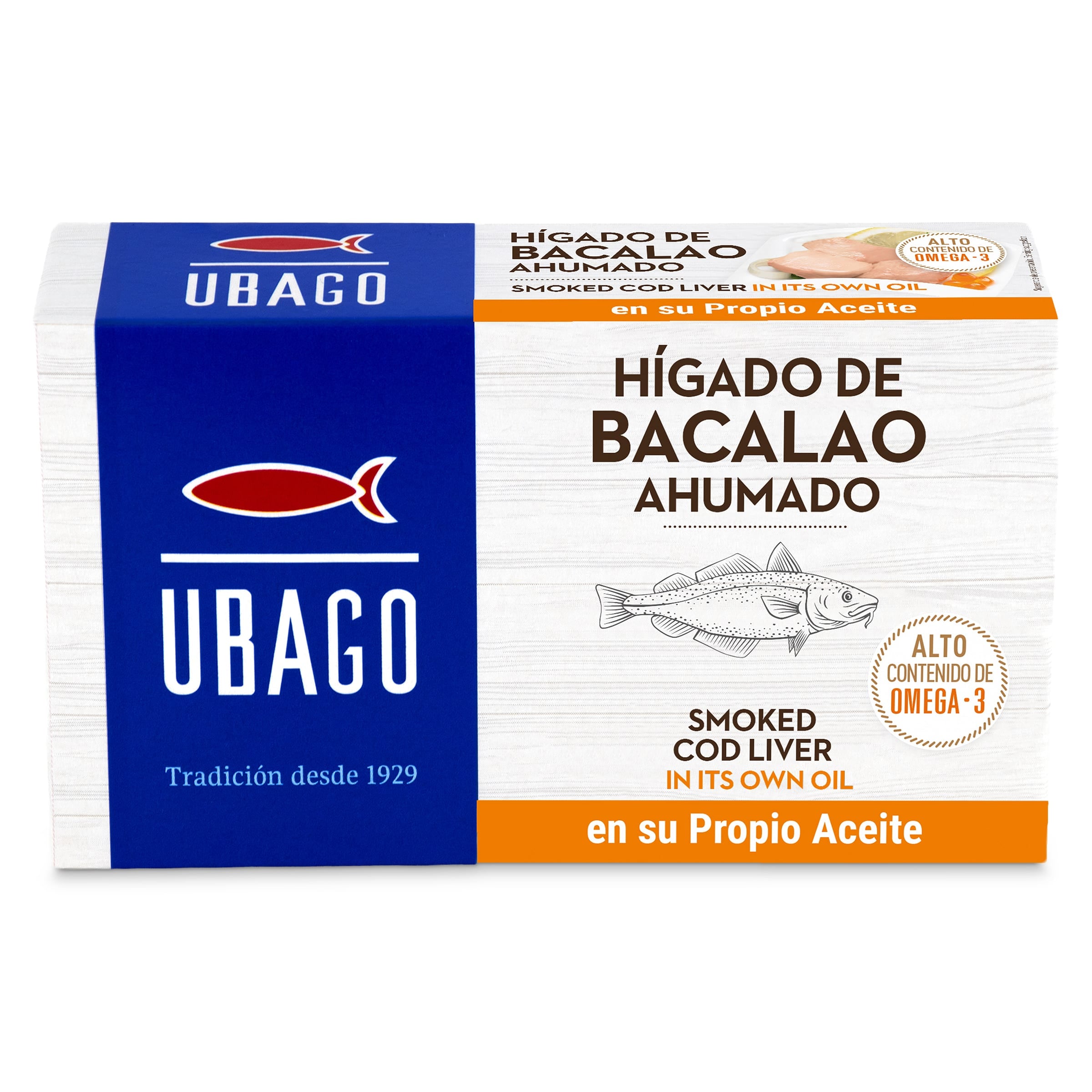 Hígado de bacalao Ubago 115 g