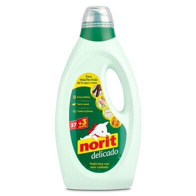 Detergente máquina líquido delicado Norit botella 37 lavados-0