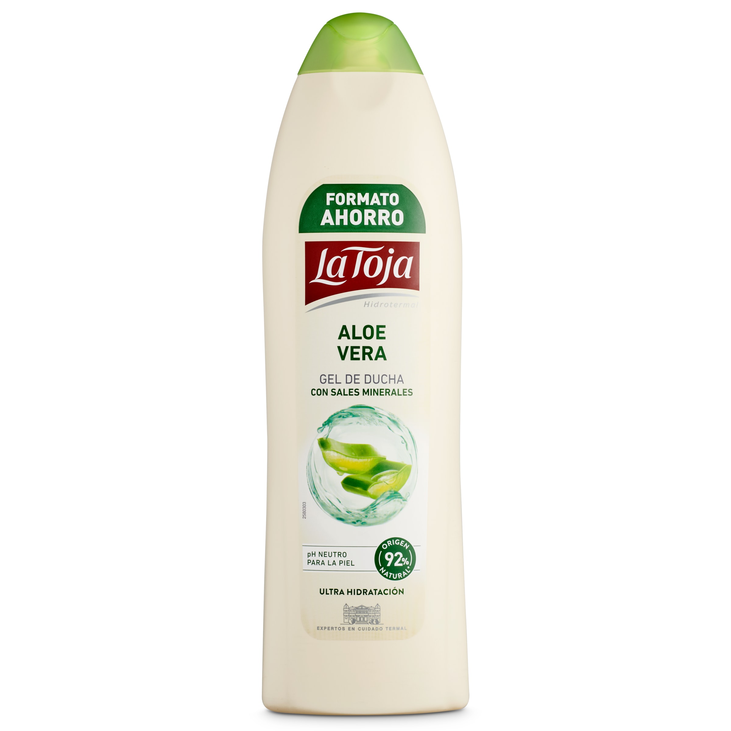 LA TOJA gel de baño aloe vera bote 800 ml