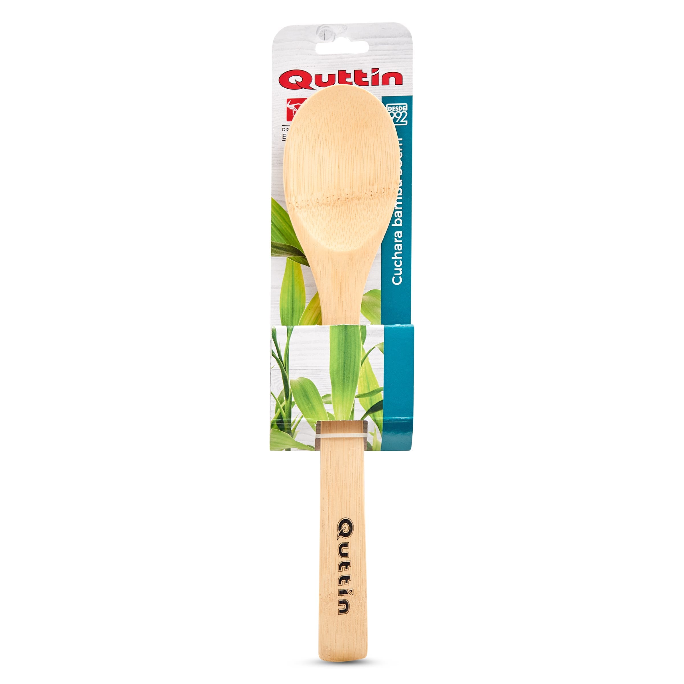 Cuchara de bambú 30 cm blister 1 unidad
