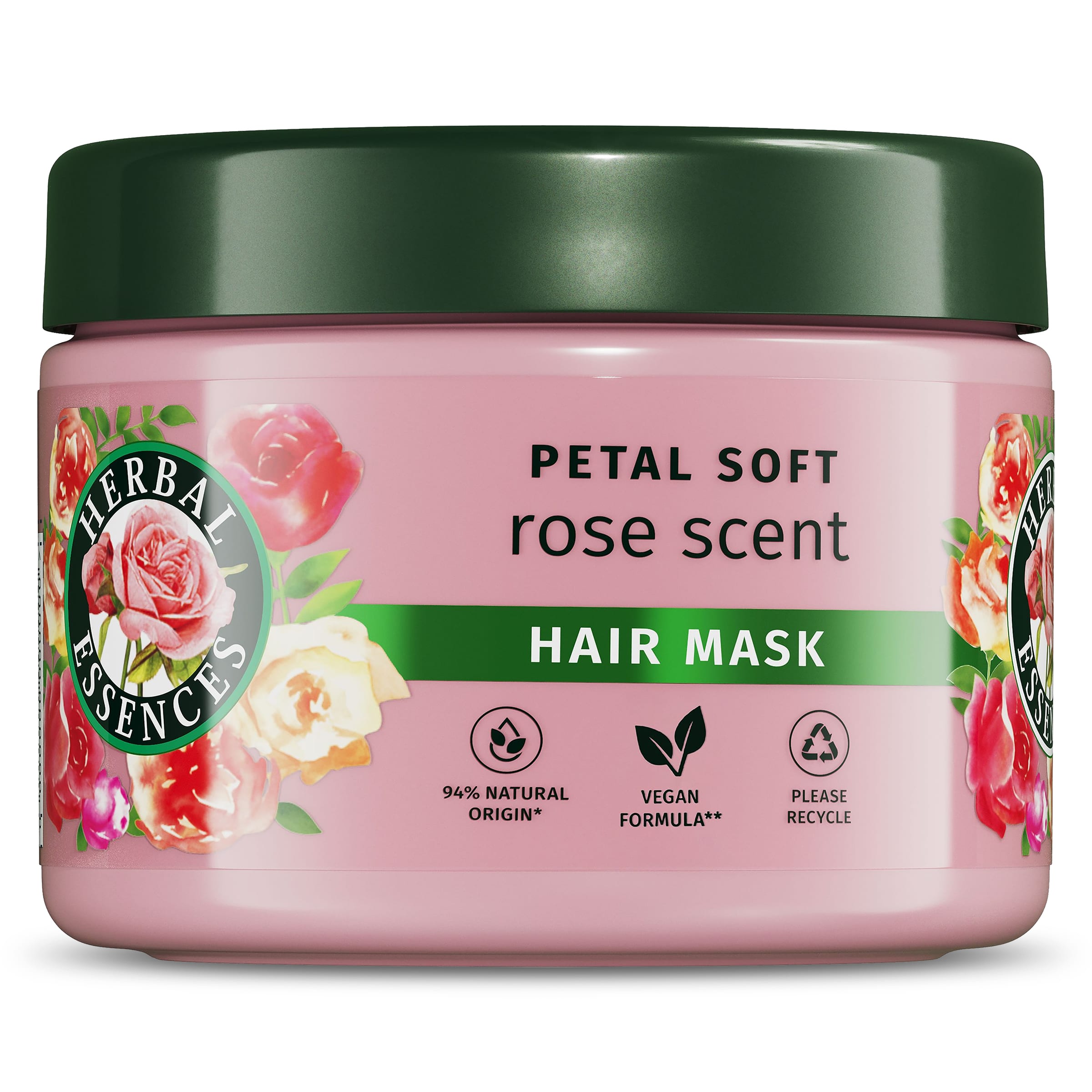 Mascarilla suavidad aroma a rosas Herbal Essences bote 300 ml
