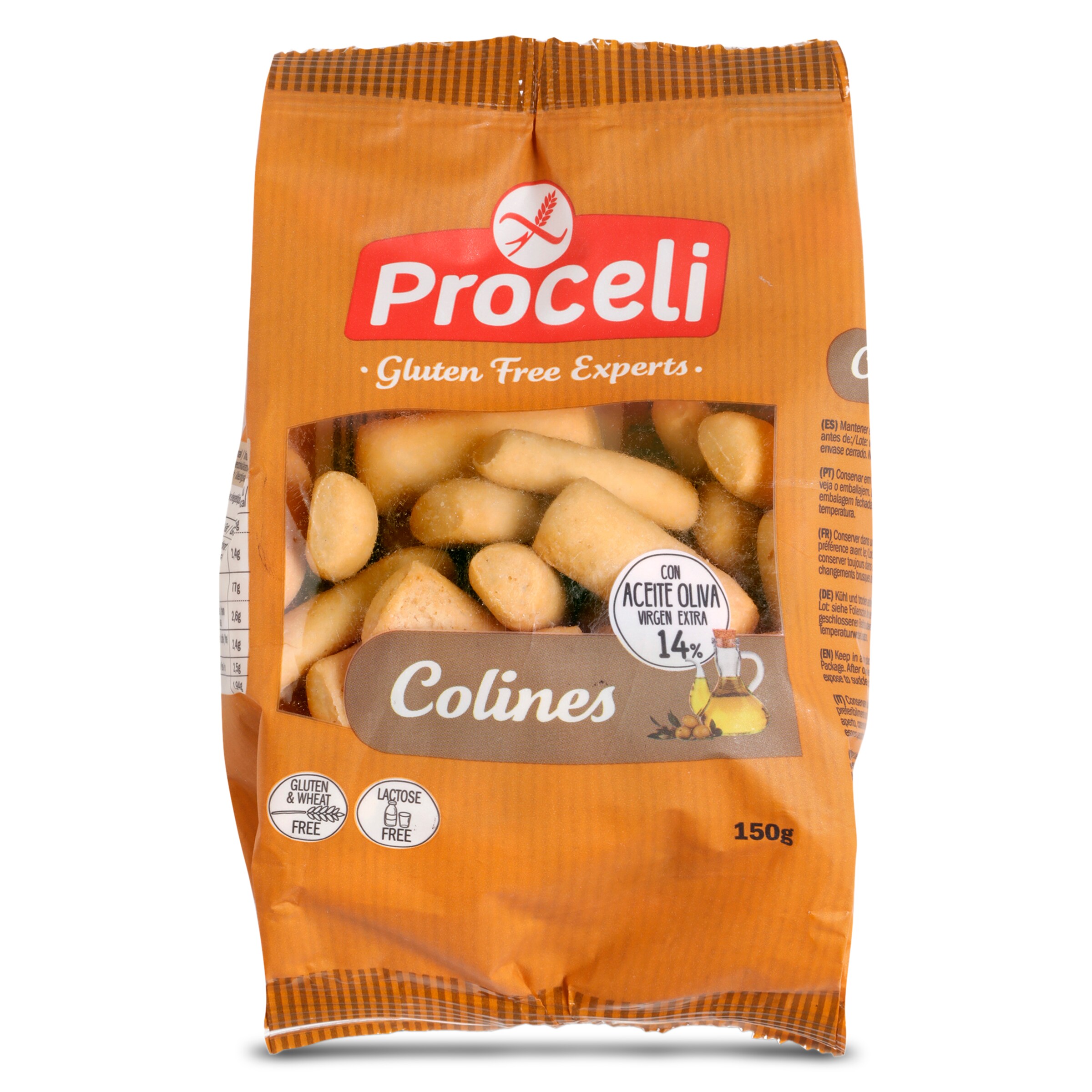 PROCELI colines SIN GLUTEN bolsa 150 gr