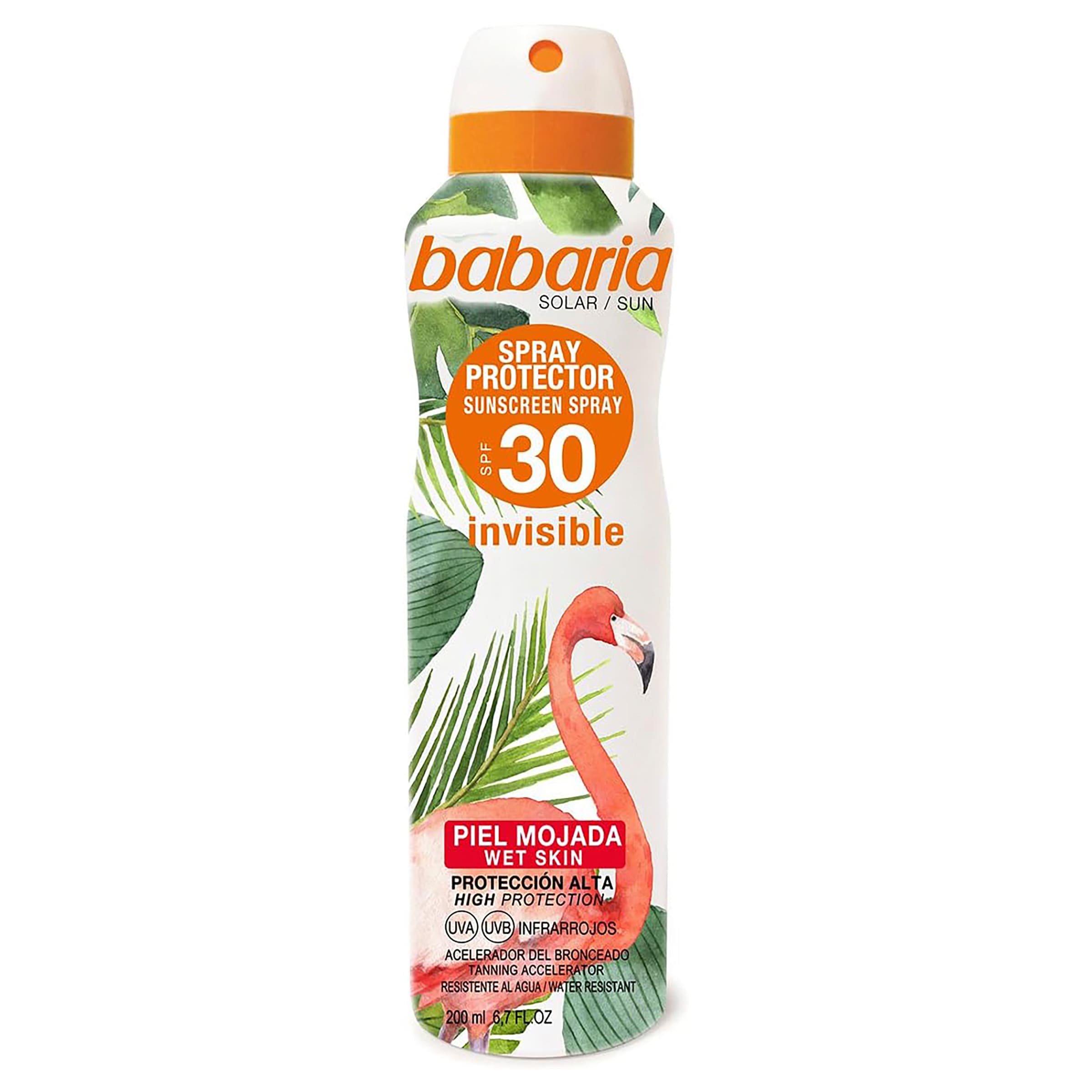 Protector solar invisible spf 30 BABARIA   SPRAY 200 ML