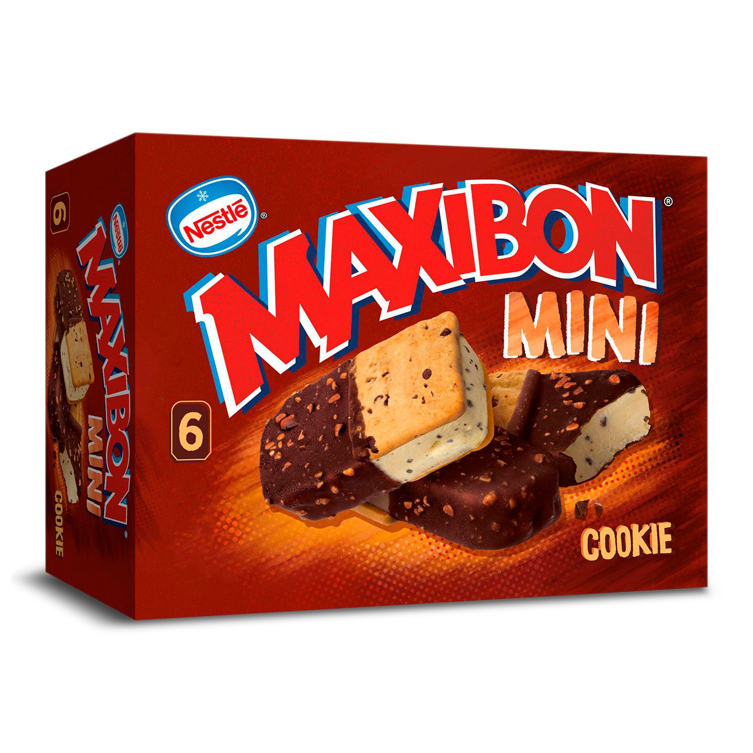 Helado mini cookies Nestlé Maxibon estuche 354 g