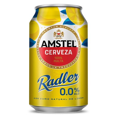 Cerveza radler sin alcohol Amstel 33 cl-0 Cerveza radler sin alcohol Amstel 33 cl-0