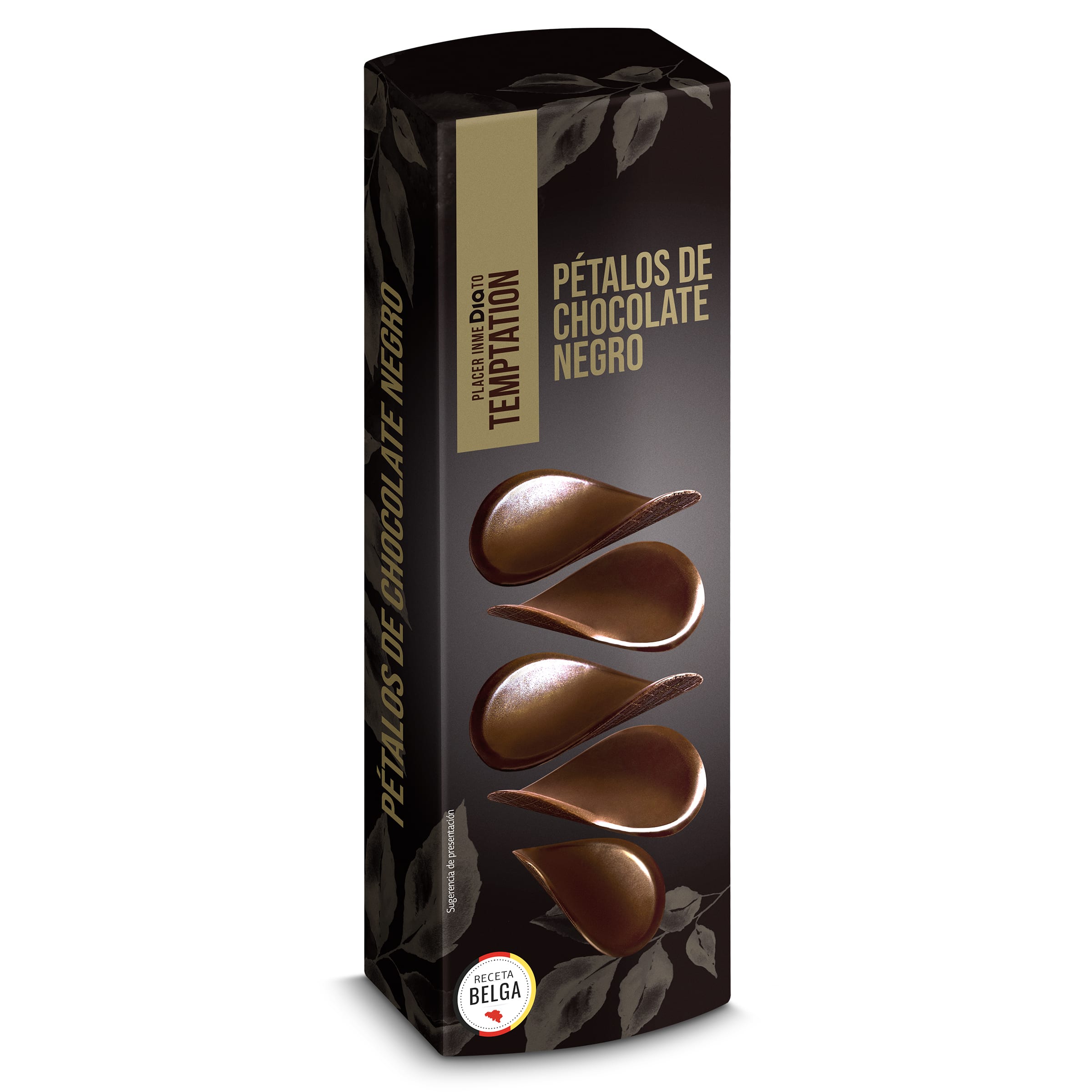 DIA TEMPTATION pétalos de chocolate negro caja 150 gr