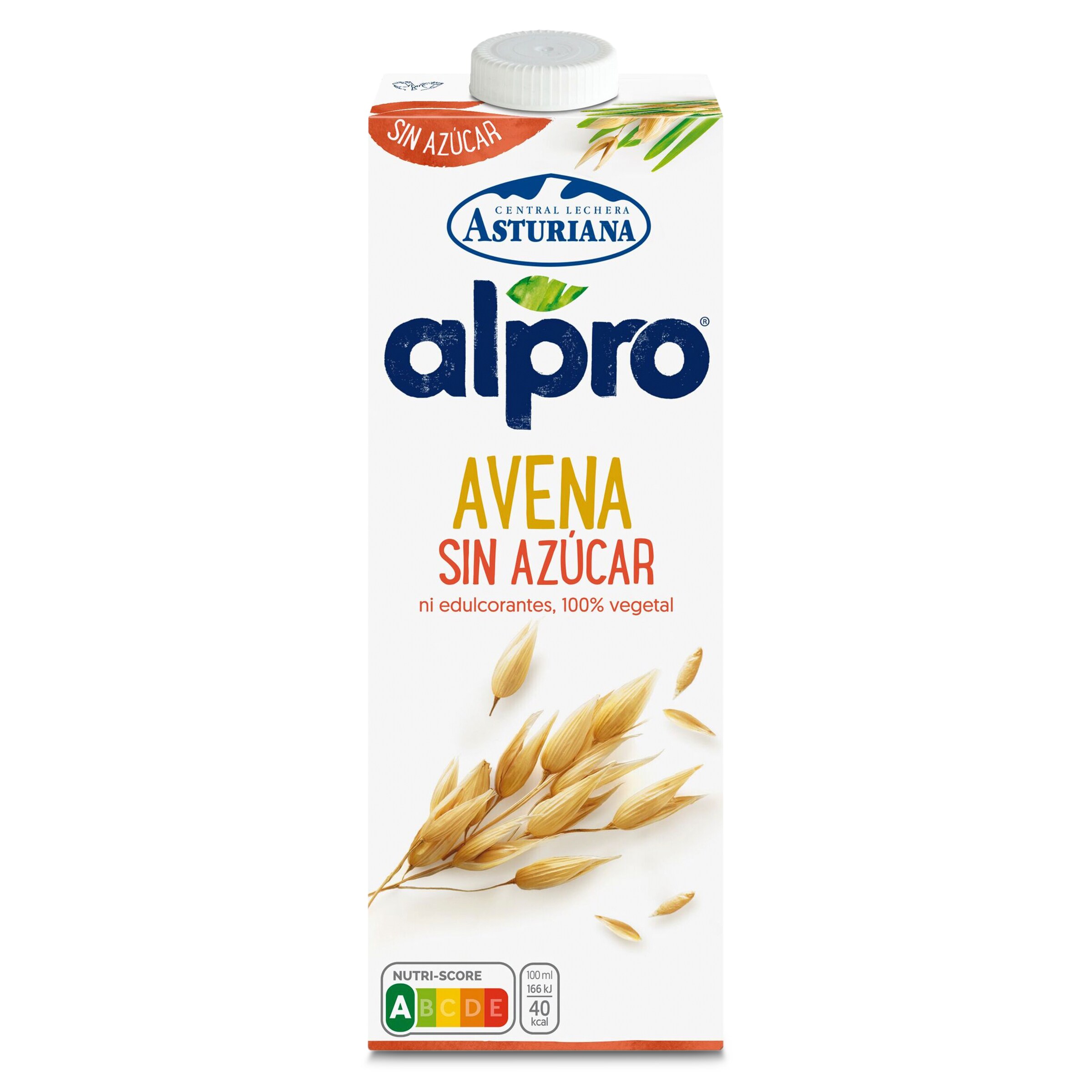 ASTURIANA Alpro bebida de avena sin azúcar envase 1 lt