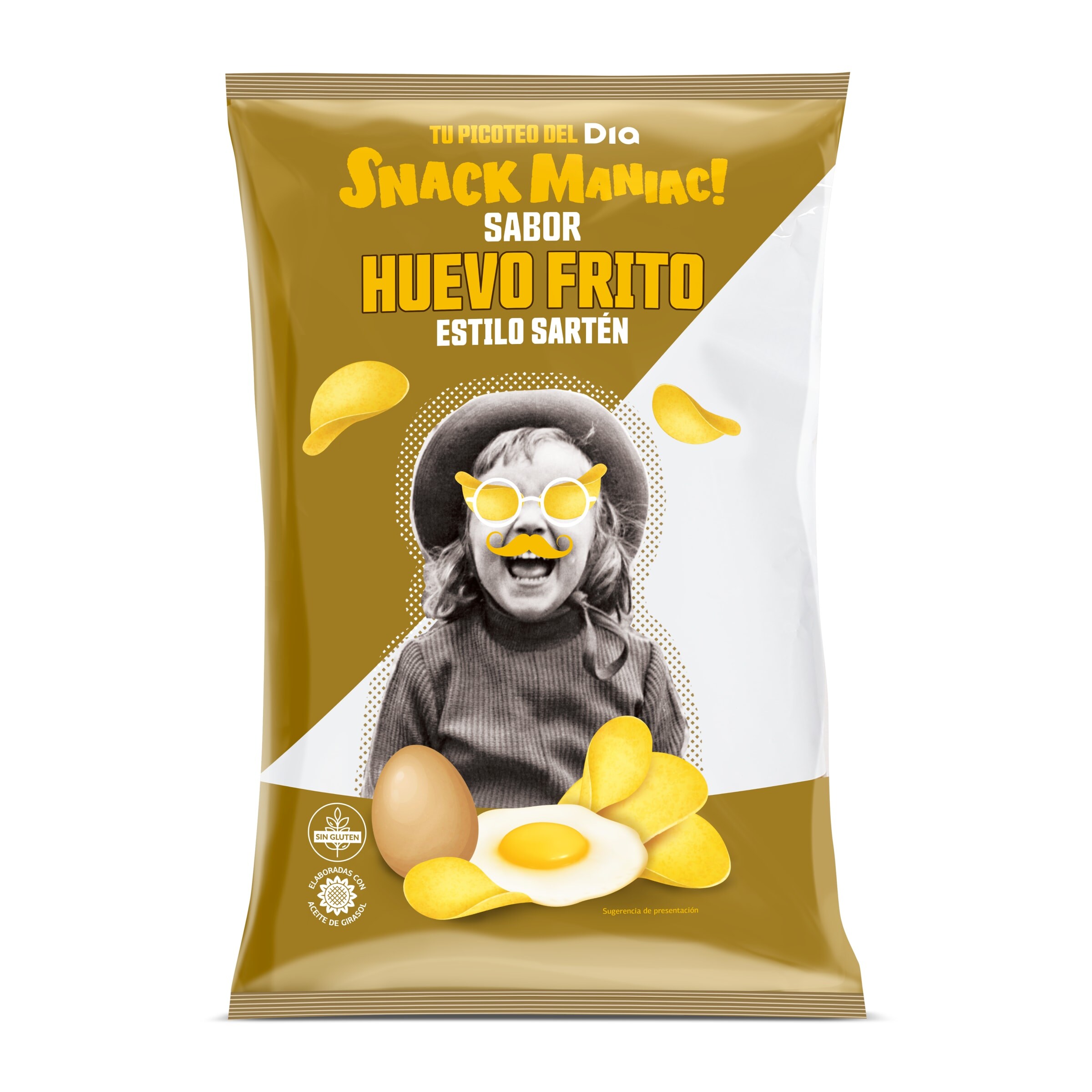 DIA patatas fritas sabor huevo frito bolsa 130 gr