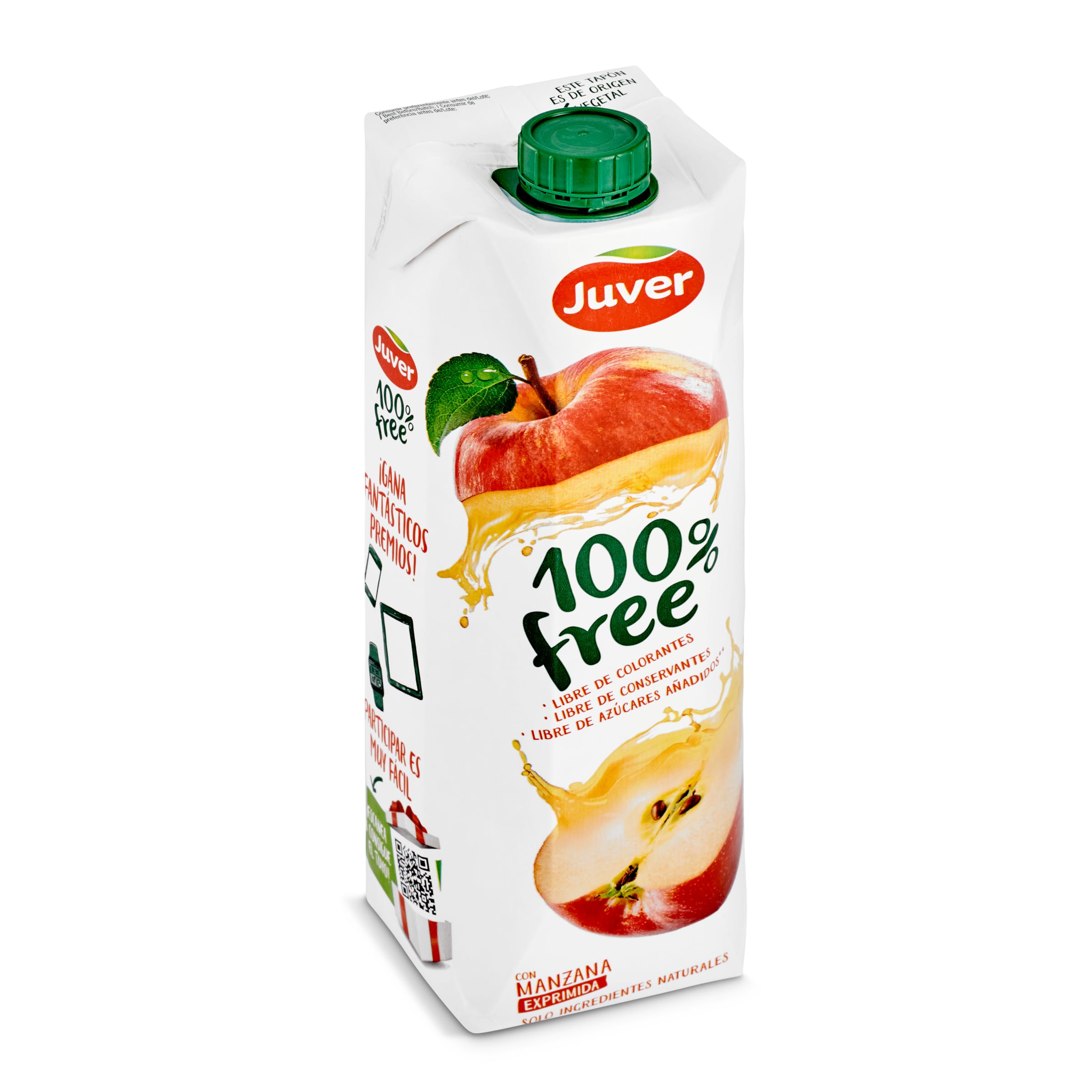 JUVER zumo de manzana 100% free envase 1 lt
