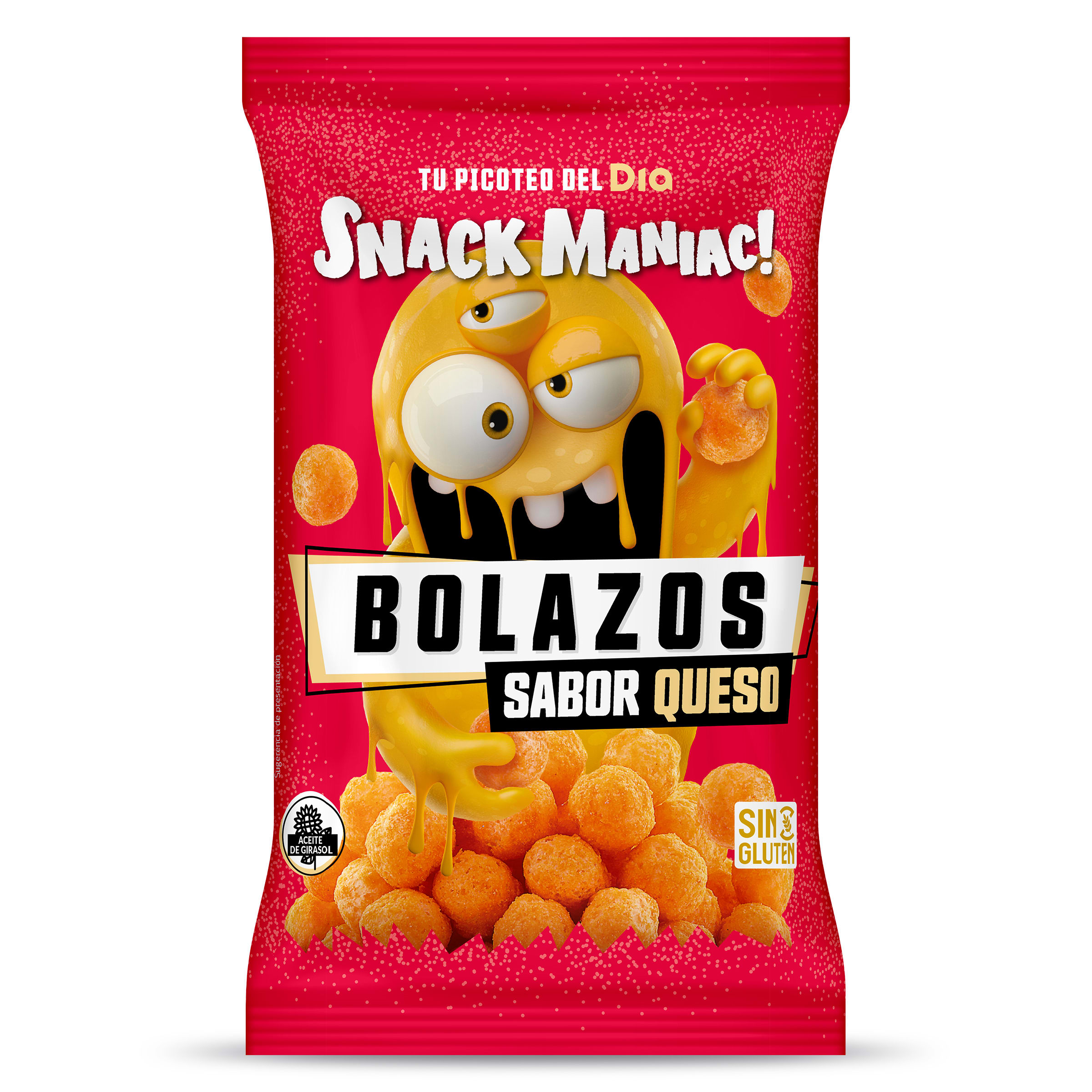 DIA SNACK MANIAC bolitas de queso bolsa 85 gr