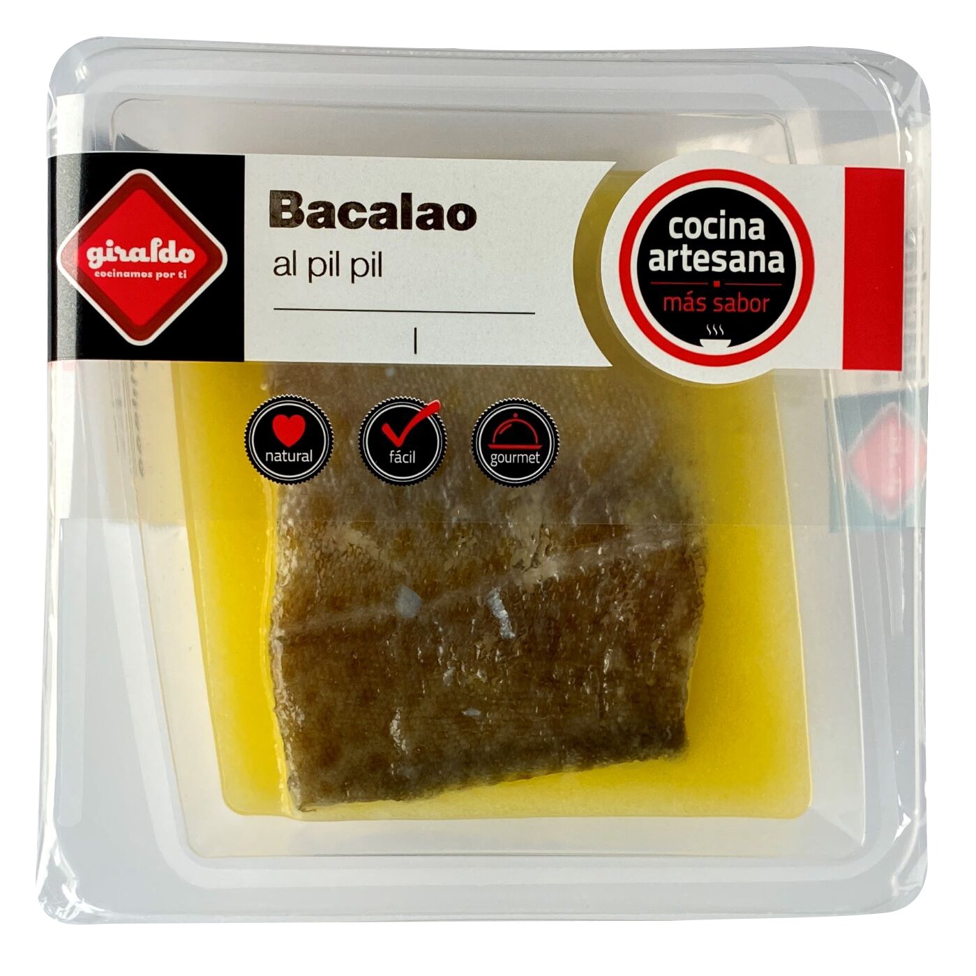 GIRALDO bacalao al pil pil bandeja 300 gr