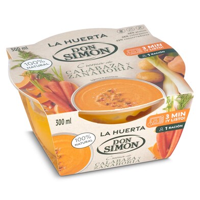Crema de calabaza y zanahoria Don Simón 300 ml-0 Crema de calabaza y zanahoria Don Simón 300 ml-0
