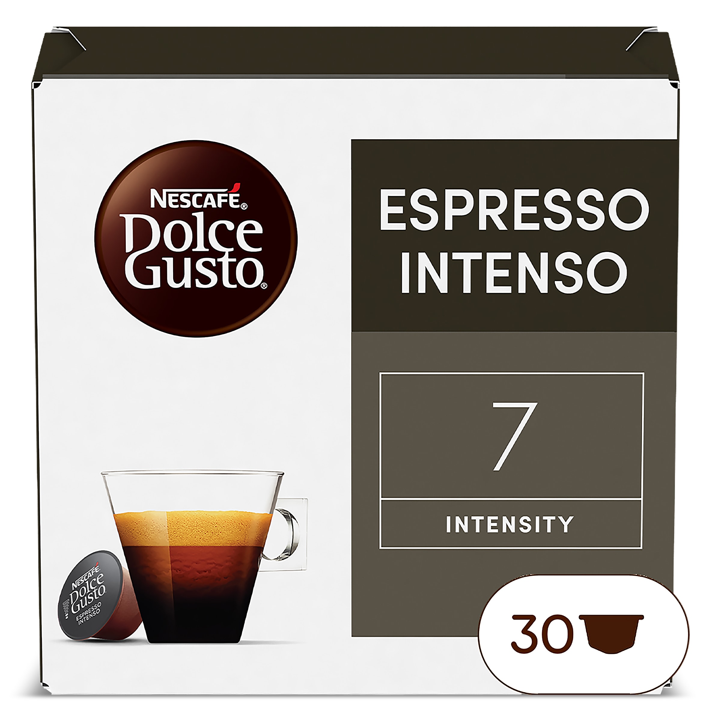 Café en cápsulas espresso intenso Nescafé Dolce Gusto caja 30 unidades