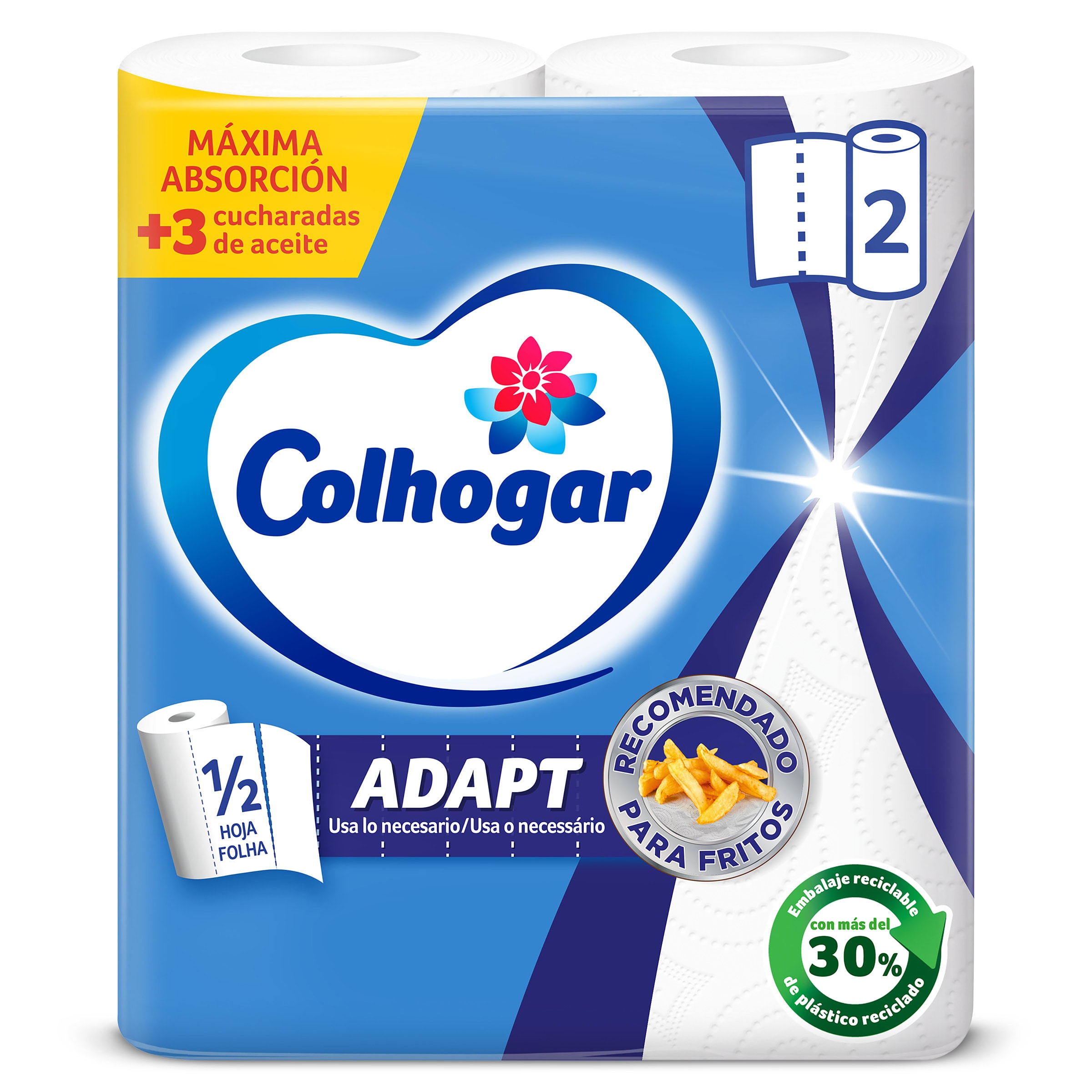 Papel de cocina Adapt Colhogar 2 unidades