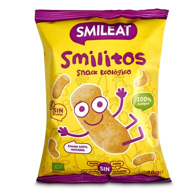 Snack smilitos Smileat bolsa 38 g-0 Snack smilitos Smileat bolsa 38 g-0