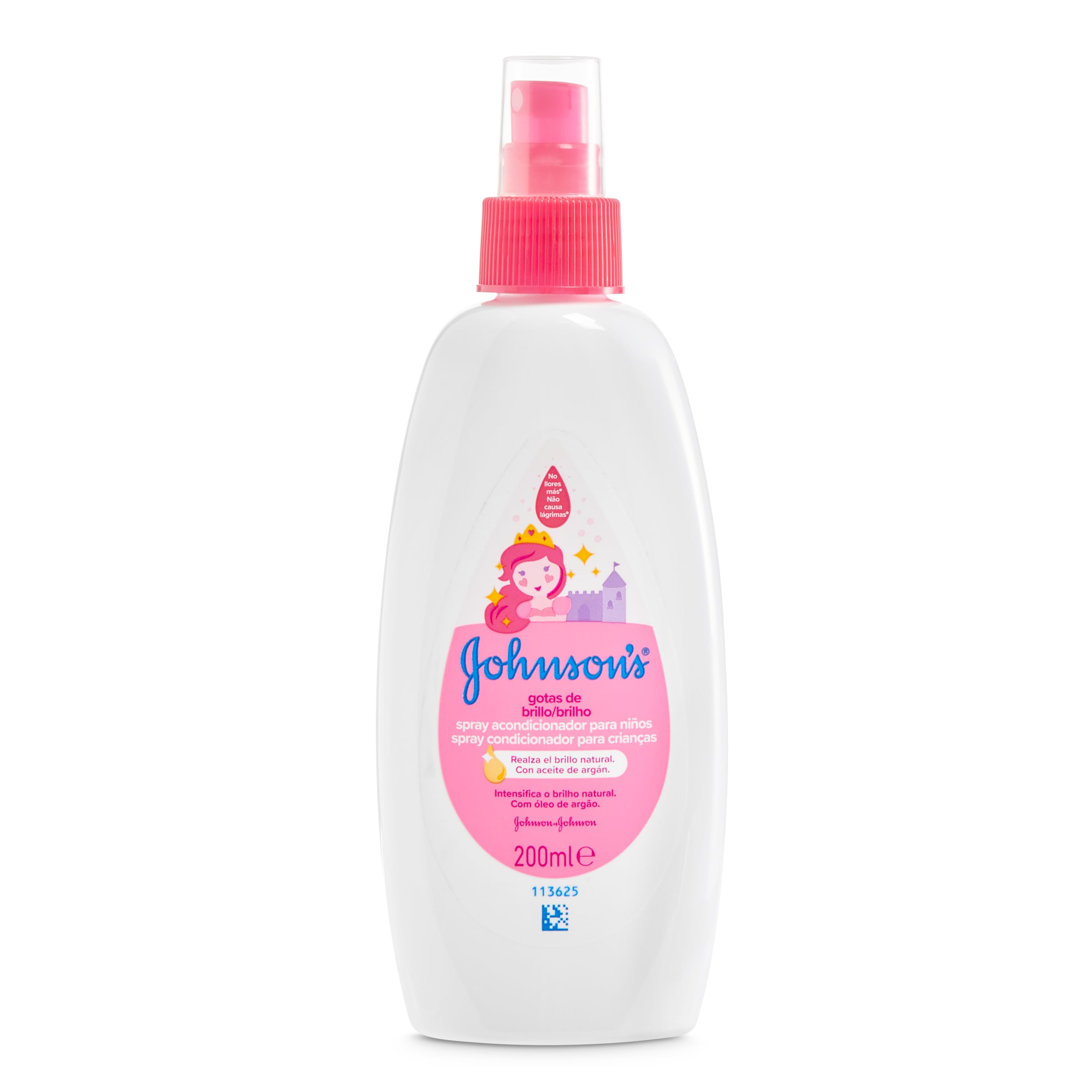 JOHNSON'S acondicionador gotas de brillo spray 200 ml