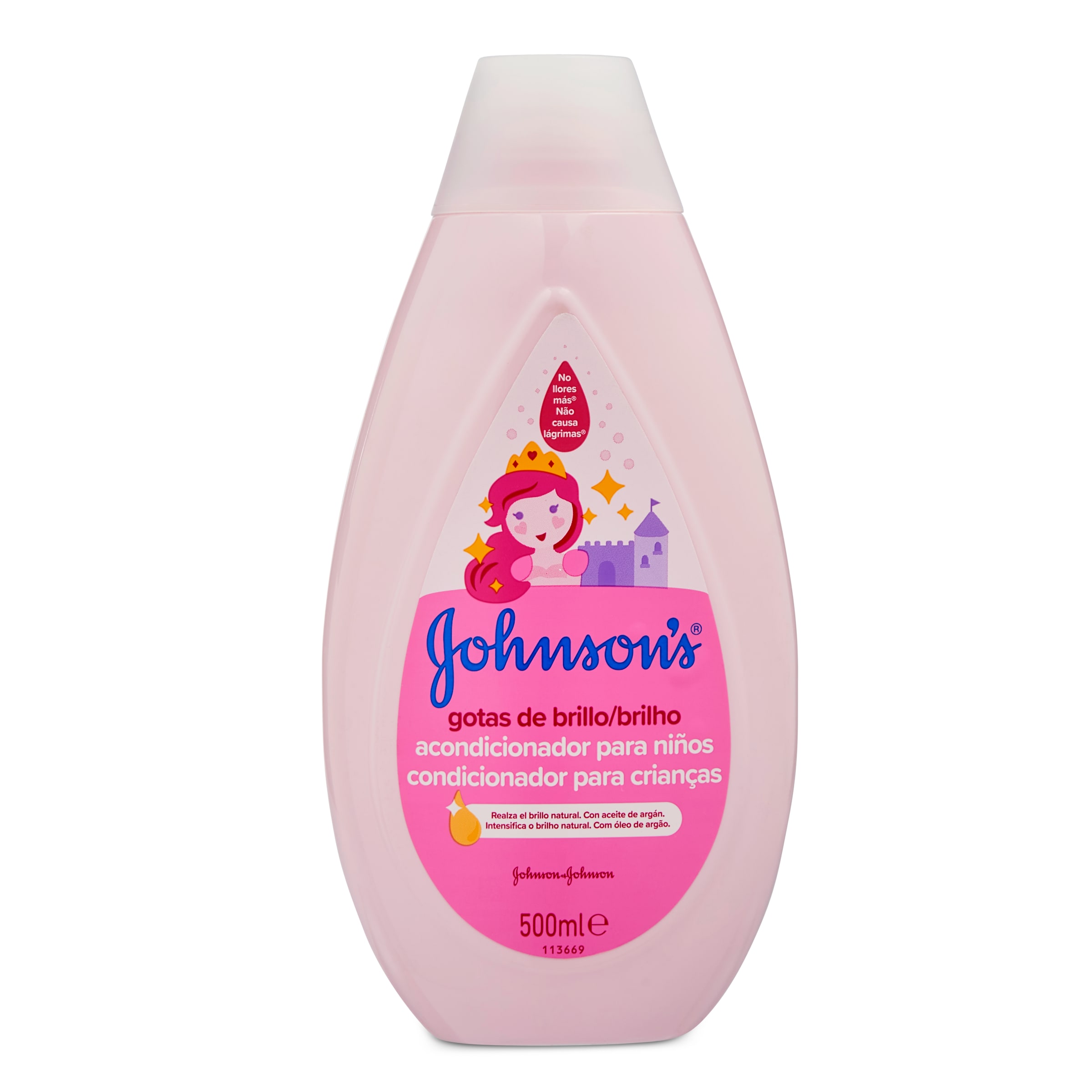 JOHNSON´S acondicionador gotas de brillo bote 500 ml