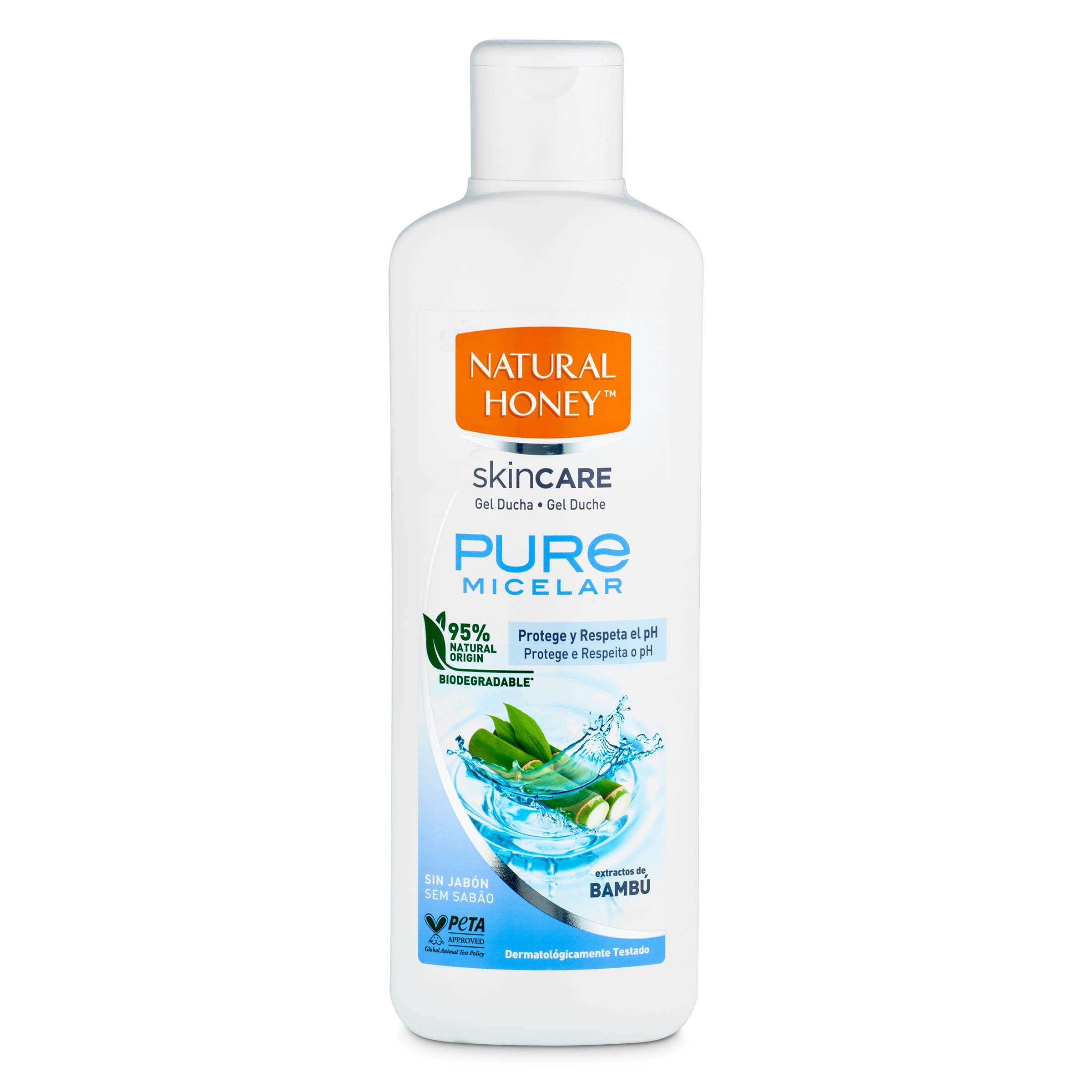 NATURAL HONEY gel de ducha pure micelar bote 750 ml