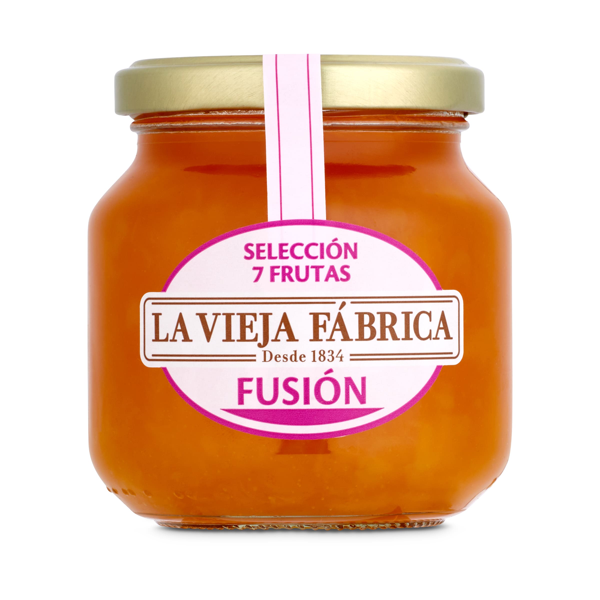 Mermelada fusión 7 frutas La vieja fabrica frasco 280 g