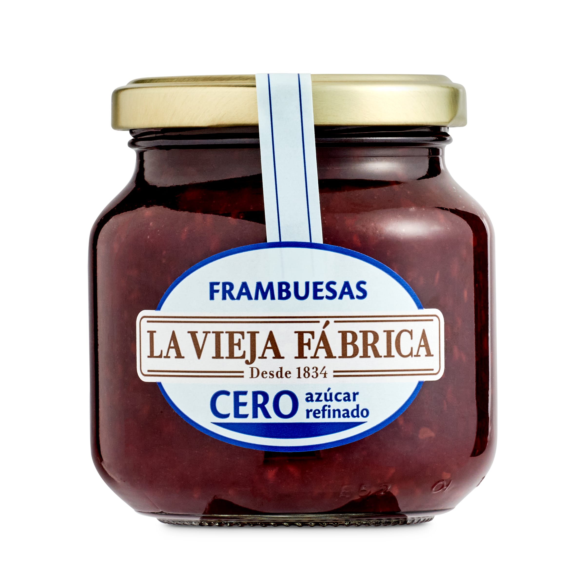 LA VIEJA FABRICA mermelada de frambuesas cero frasco 280 gr
