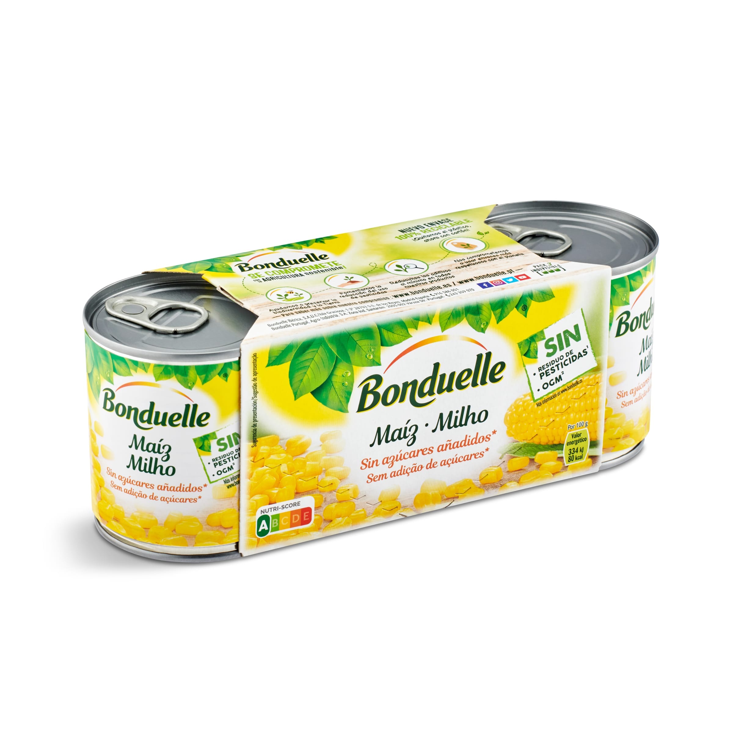 BONDUELLE maíz dulce pack 3 latas 420 gr
