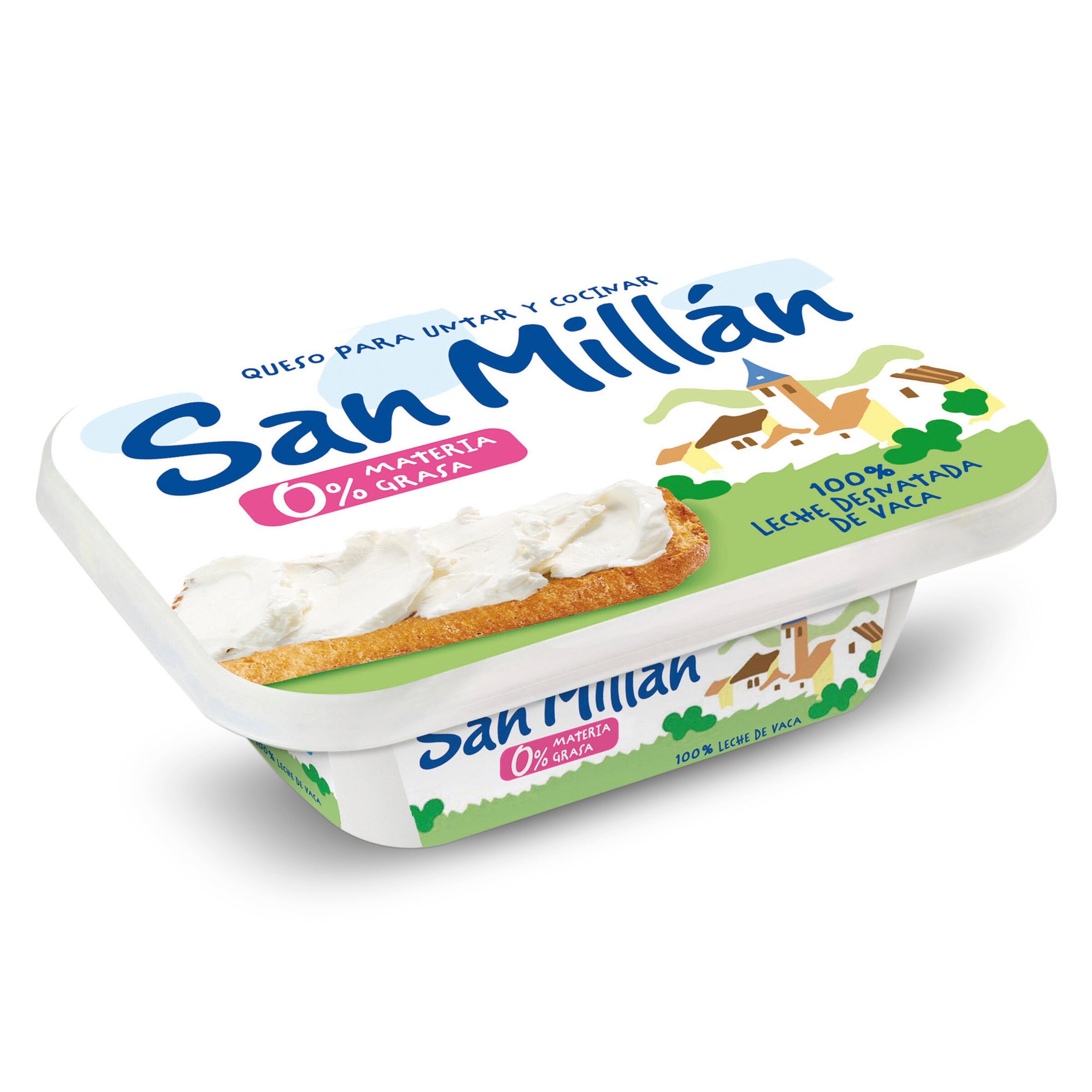 SAN MILLAN queso para untar 0% M.G. tarrina 175 gr