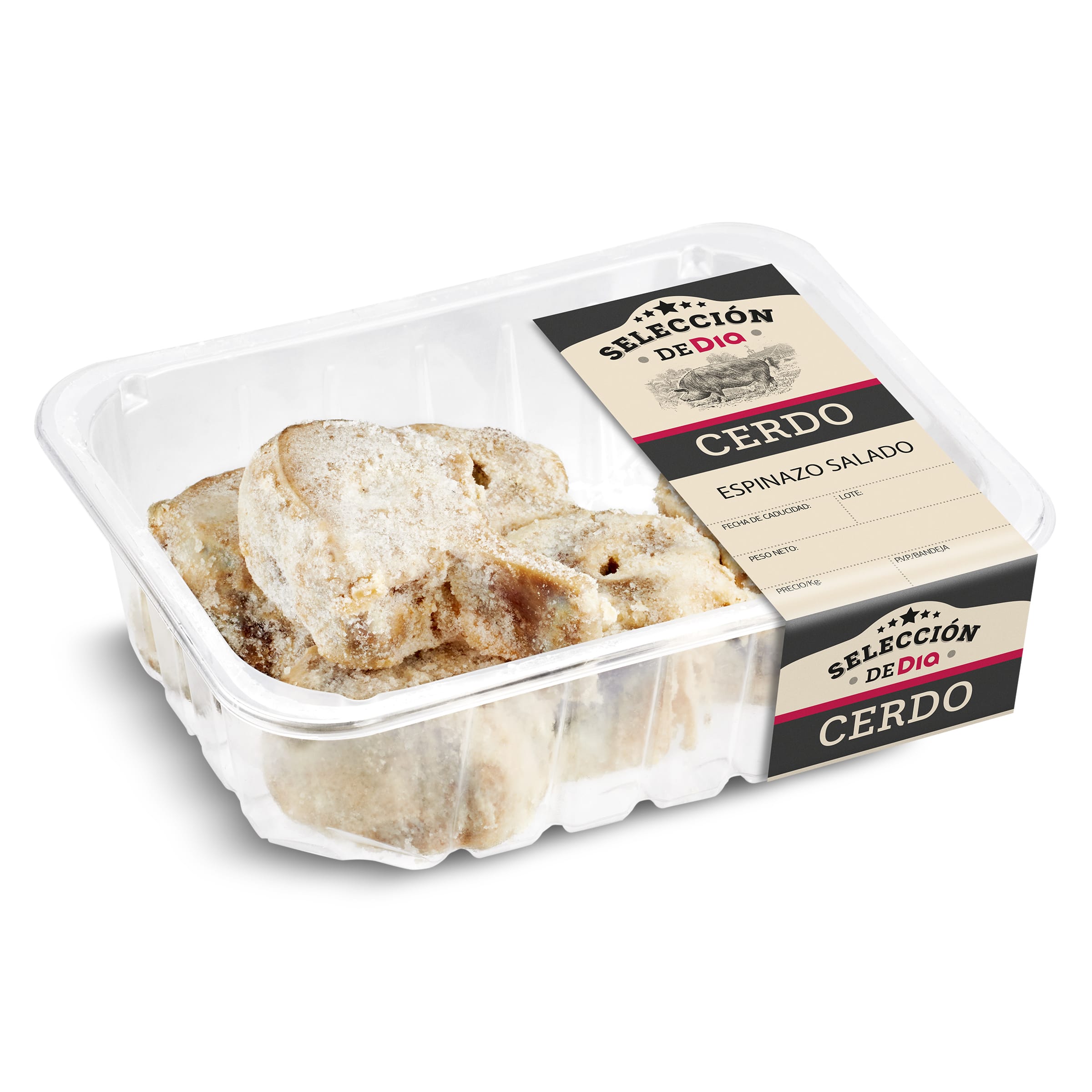 SELECCIÓN DE DIA espinazo salado bandeja (peso aprox. 670 gr)