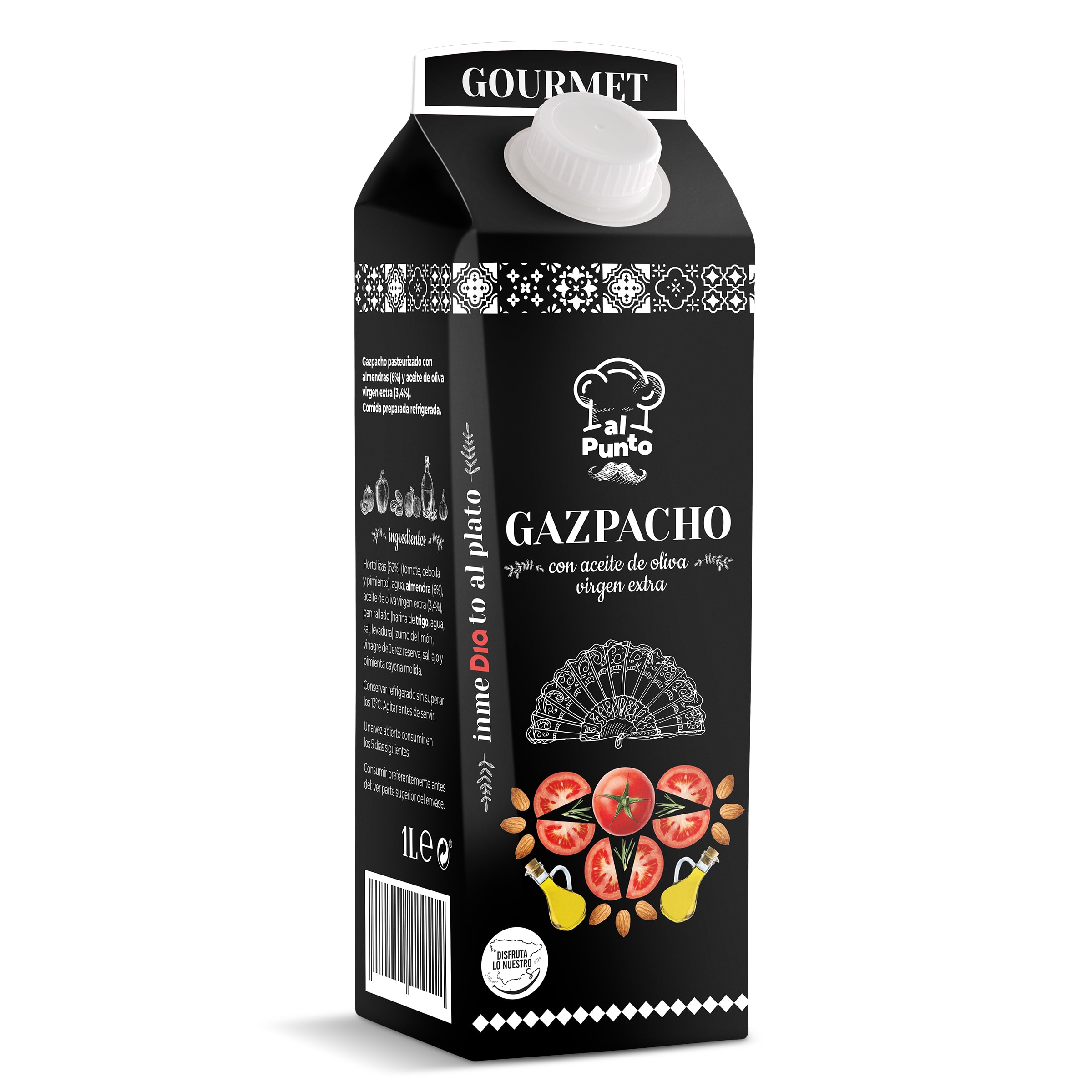DIA AL PUNTO gazpacho con almendras envase 1 lt