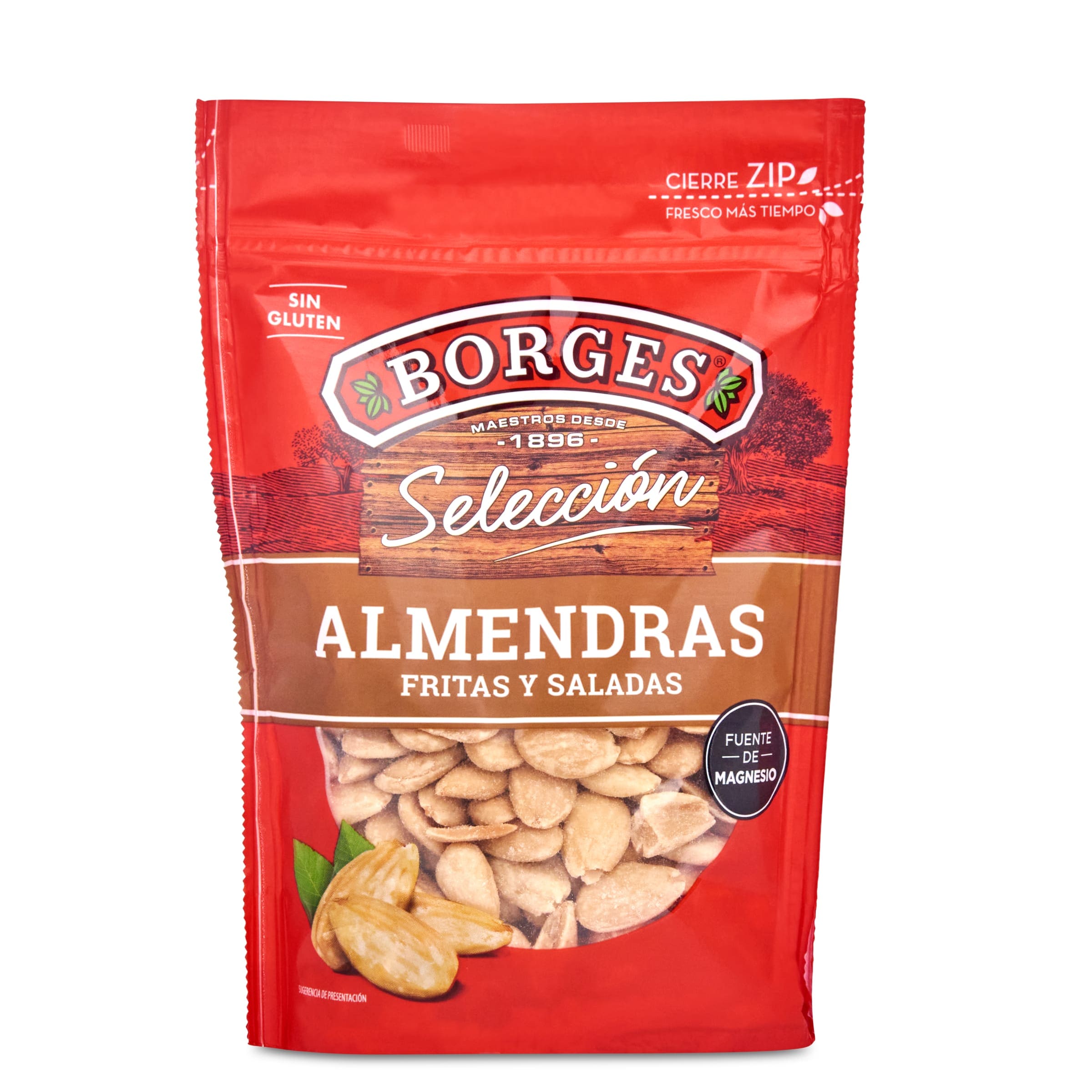 BORGES almendras fritas saladas bolsa 160 gr