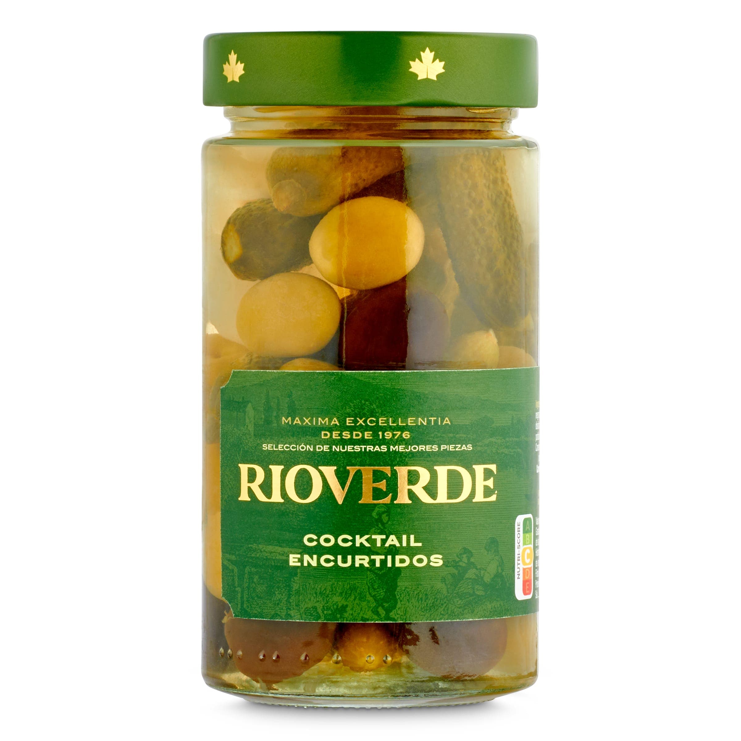 RIOVERDE cocktail de encurtidos frasco 180 gr