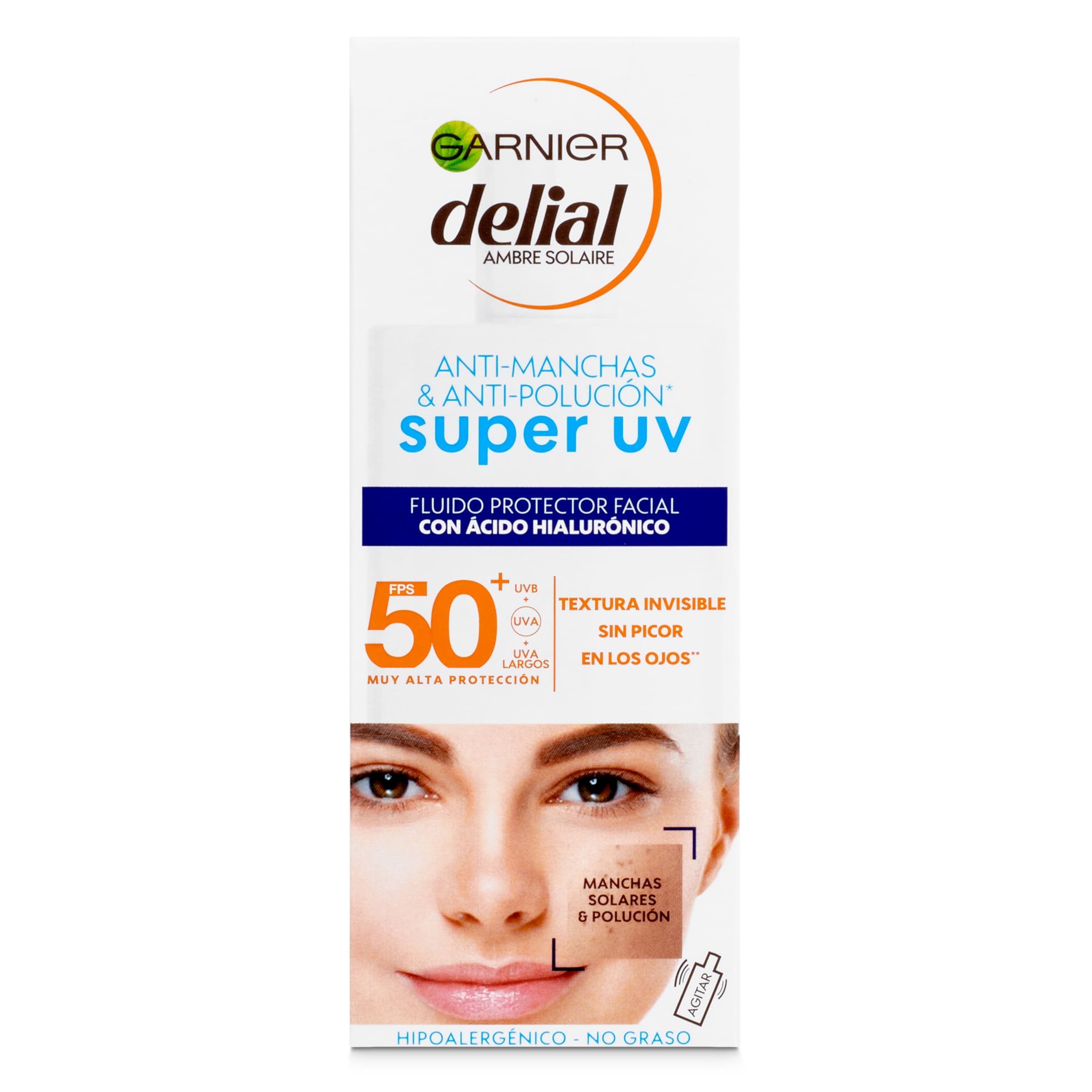 DELIAL Sensitive advanced protector solar facial spf 50+ bote 40 ml