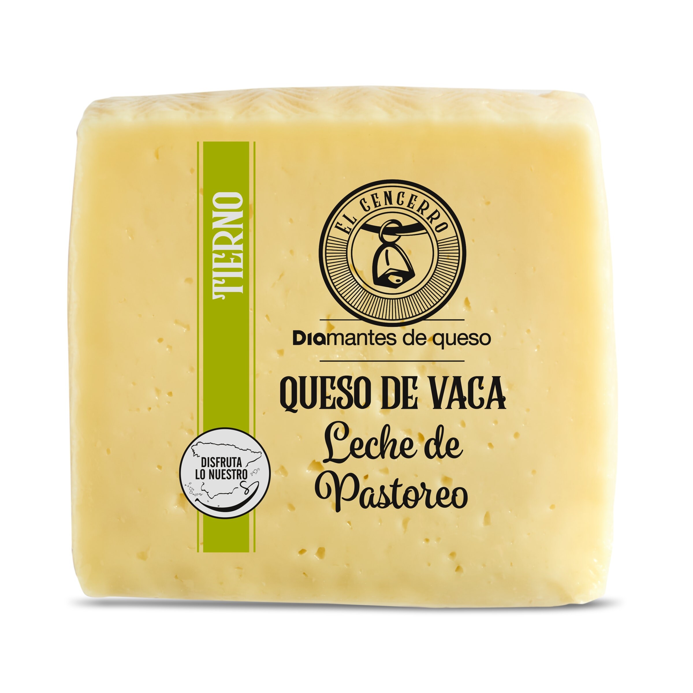 DIA EL CENCERRO queso de vaca tierno de leche de pastoreo cuña 250 gr