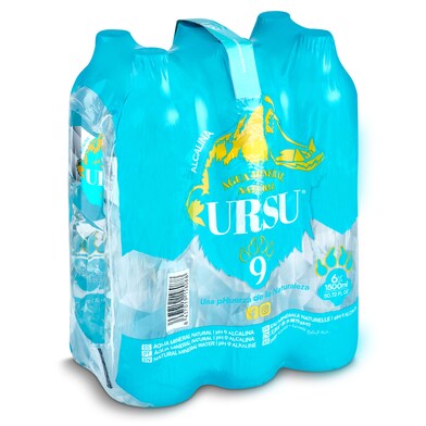 Agua mineral alcalina Ursu9 pack 6 x 1.5 L-0 Agua mineral alcalina Ursu9 pack 6 x 1.5 L-0