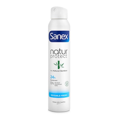 Desodorante natur protect invisible fresh Sanex spray 200 ml -  Supermercados DIA