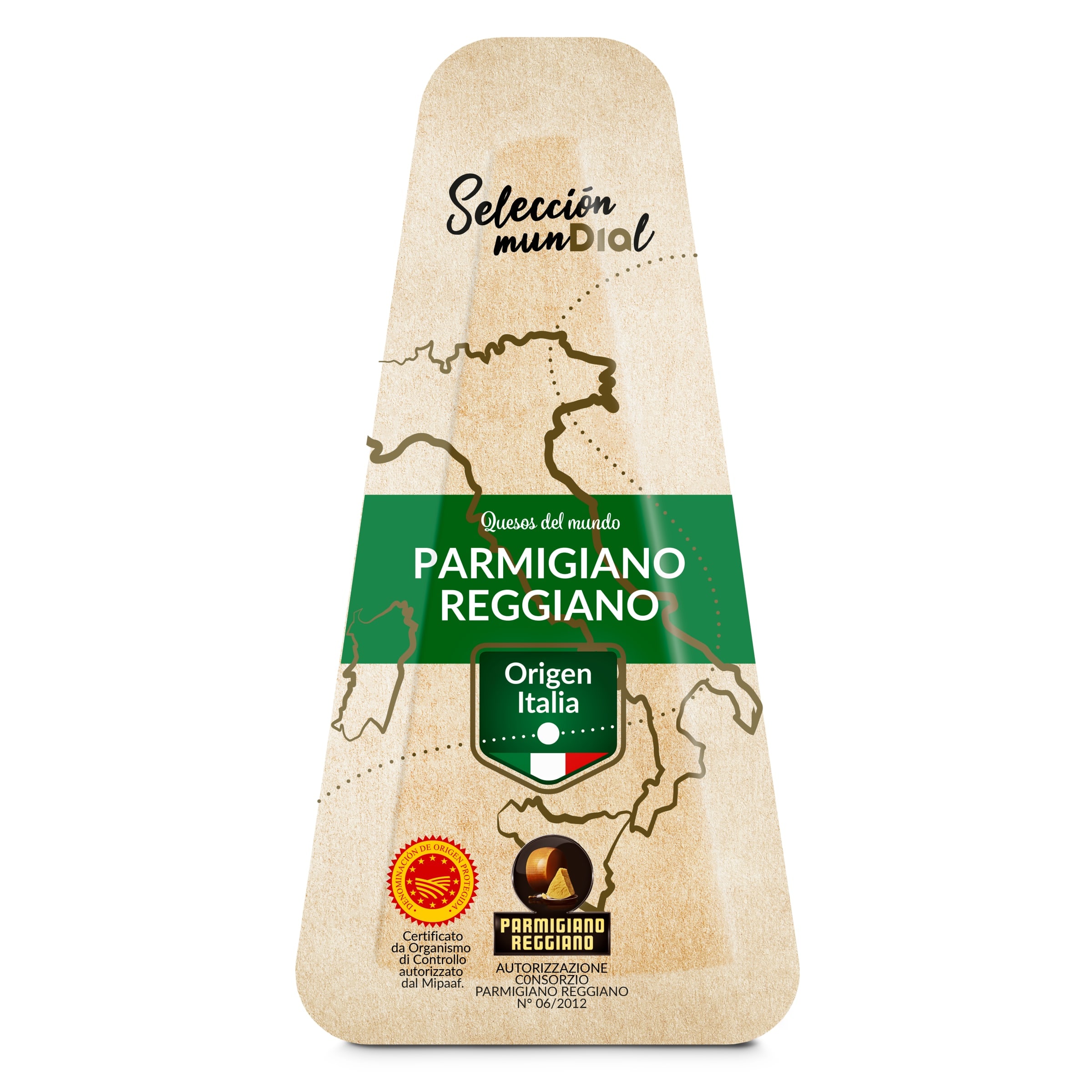 DIA SELECCIÓN MUNDIAL queso parmigianno regianno DOP pieza 200 gr