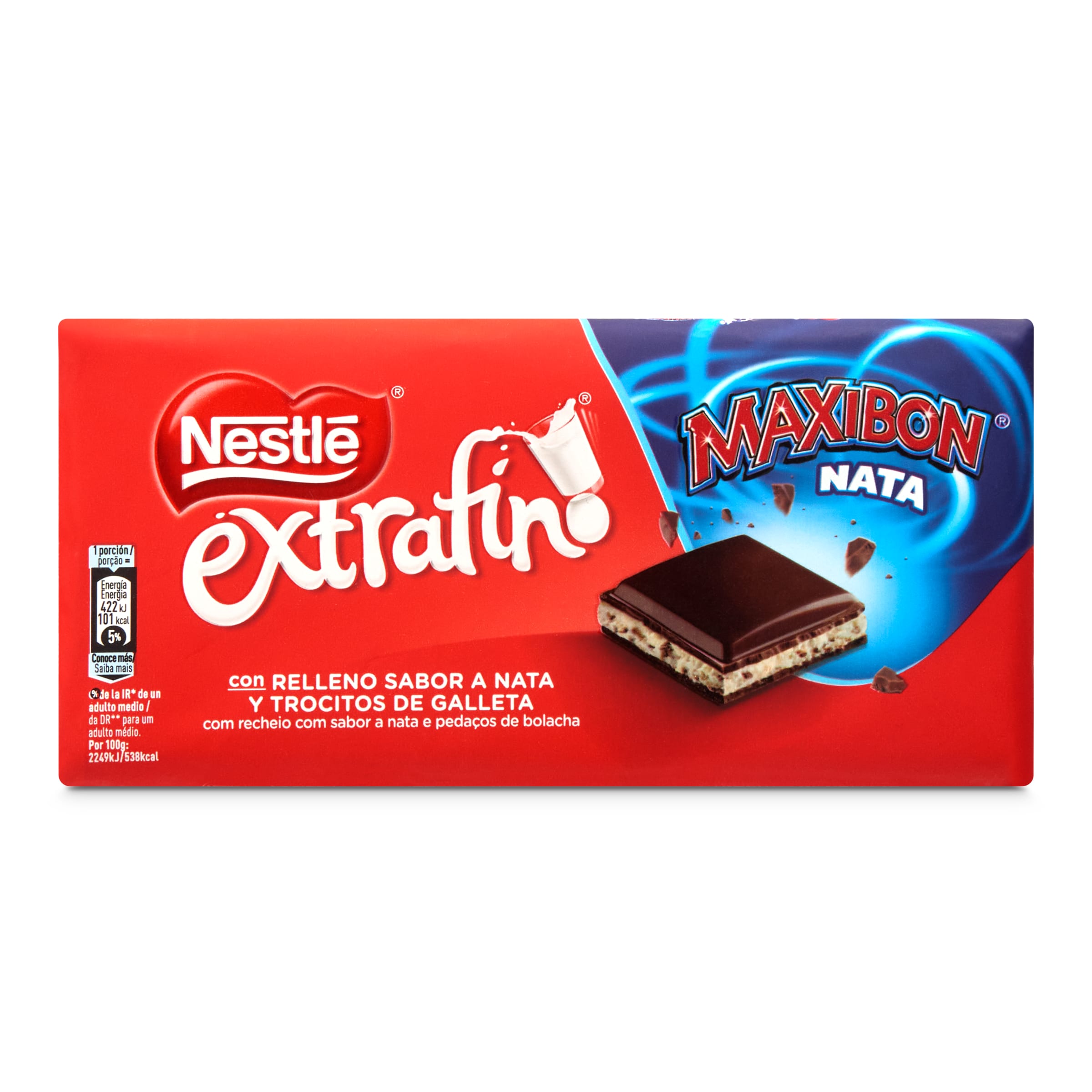 NESTLE chocolate con leche extrafino maxibon tableta 190 gr